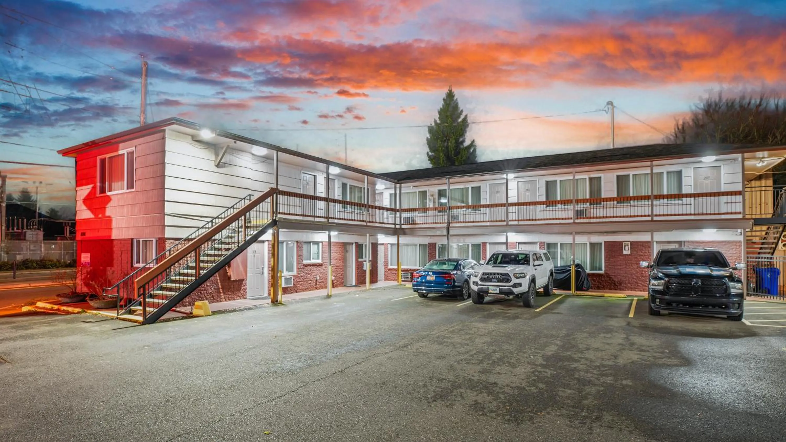 Property building in Viking Motel