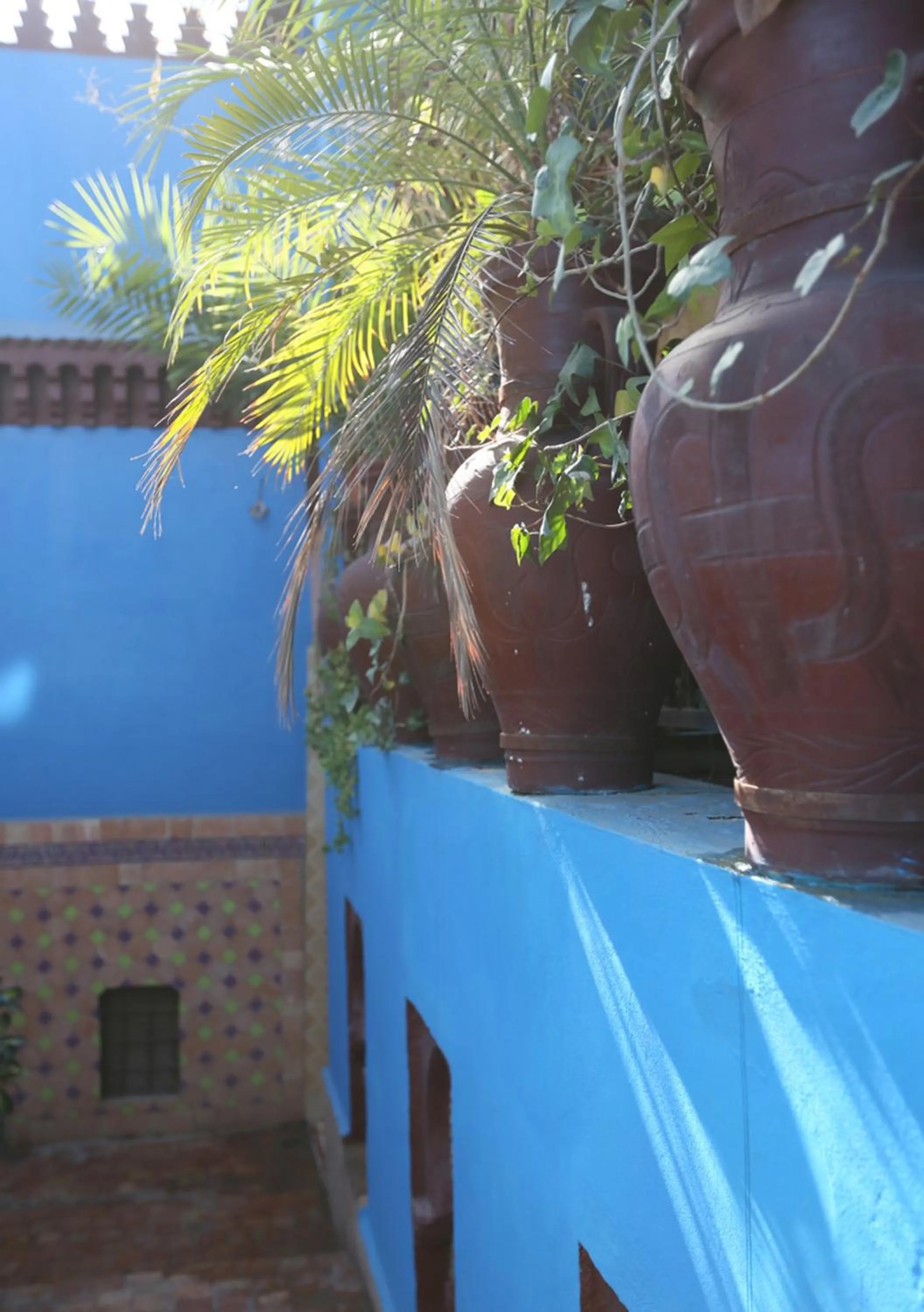 Decorative detail in Riad Hiba