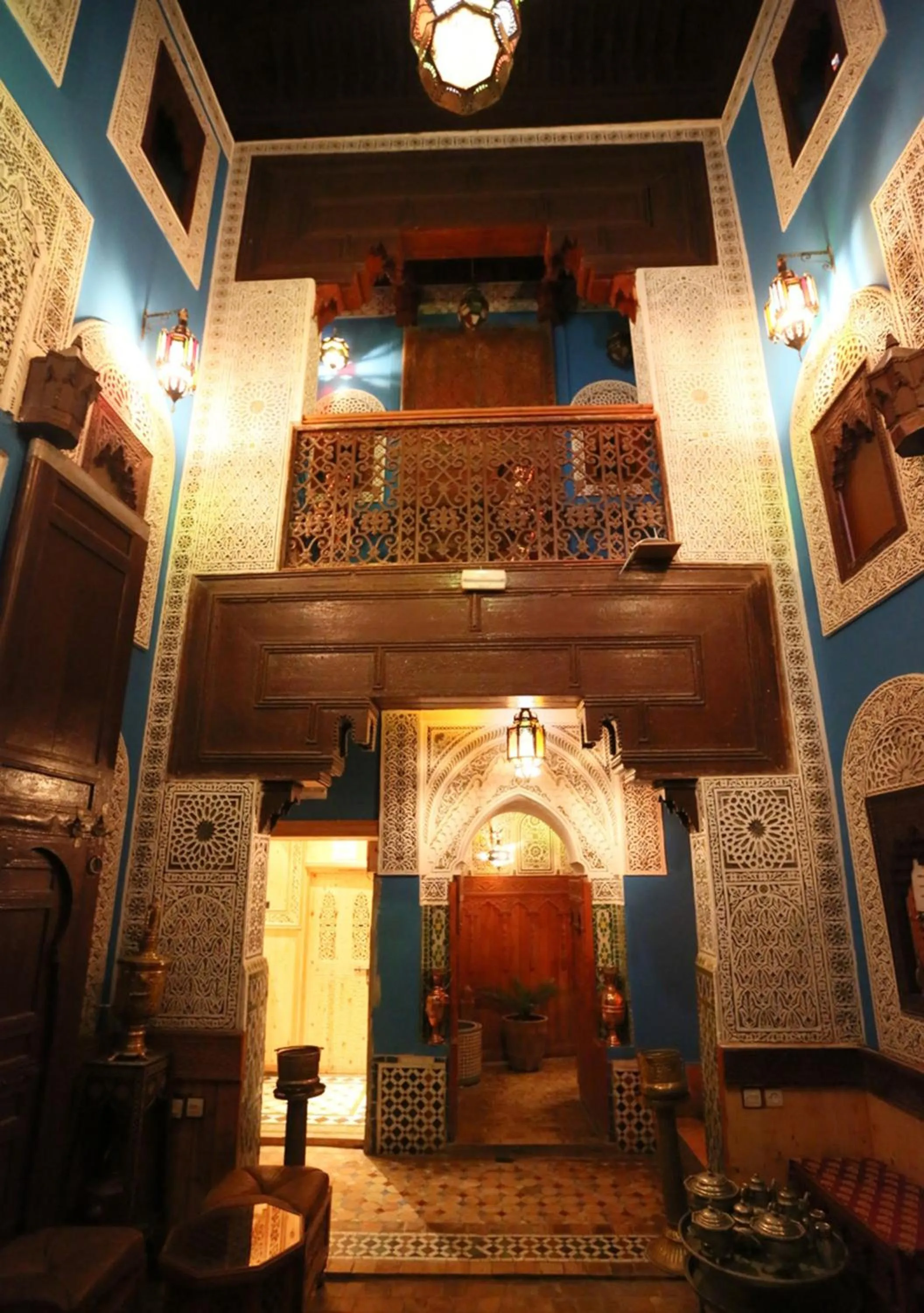 Lobby or reception in Riad Hiba