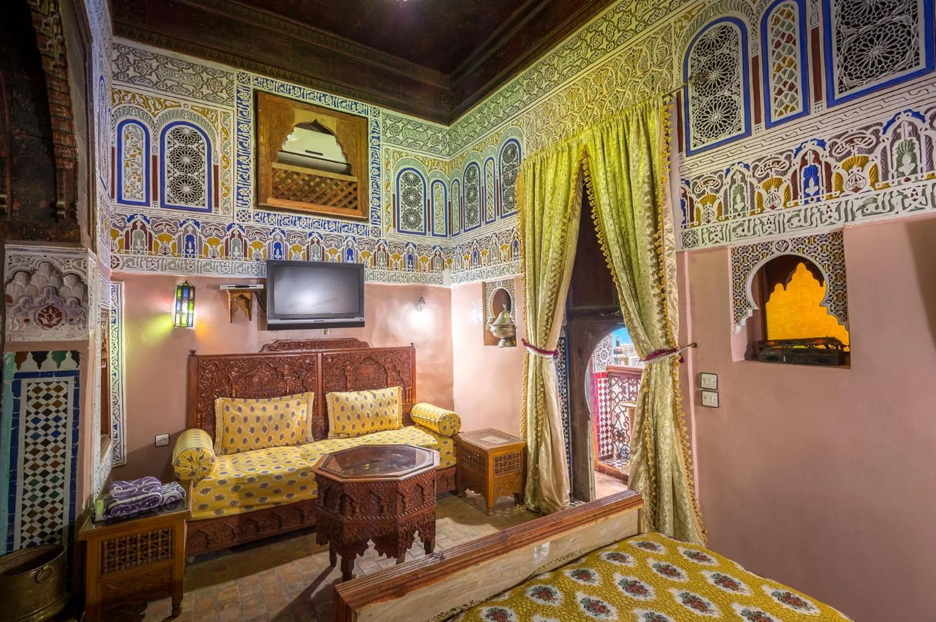 Bed in Riad Hiba