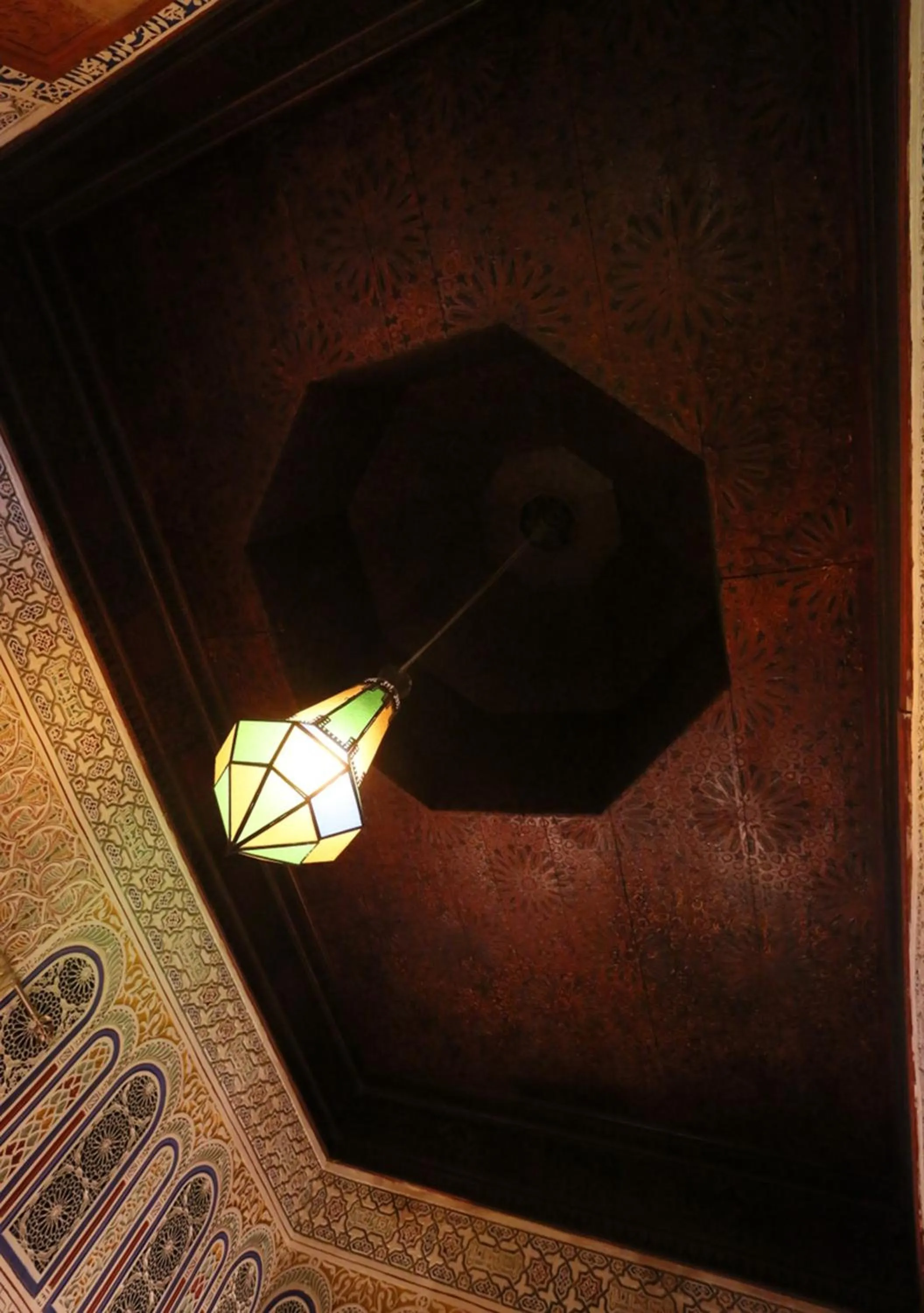 Decorative detail in Riad Hiba