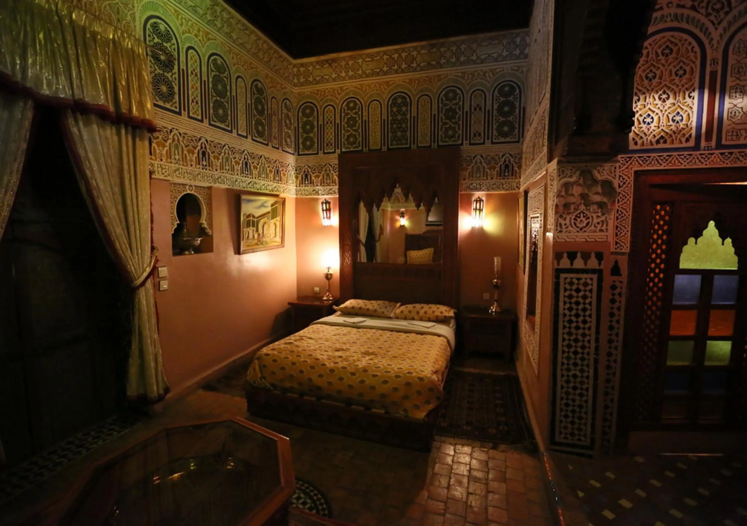 Bedroom, Bed in Riad Hiba