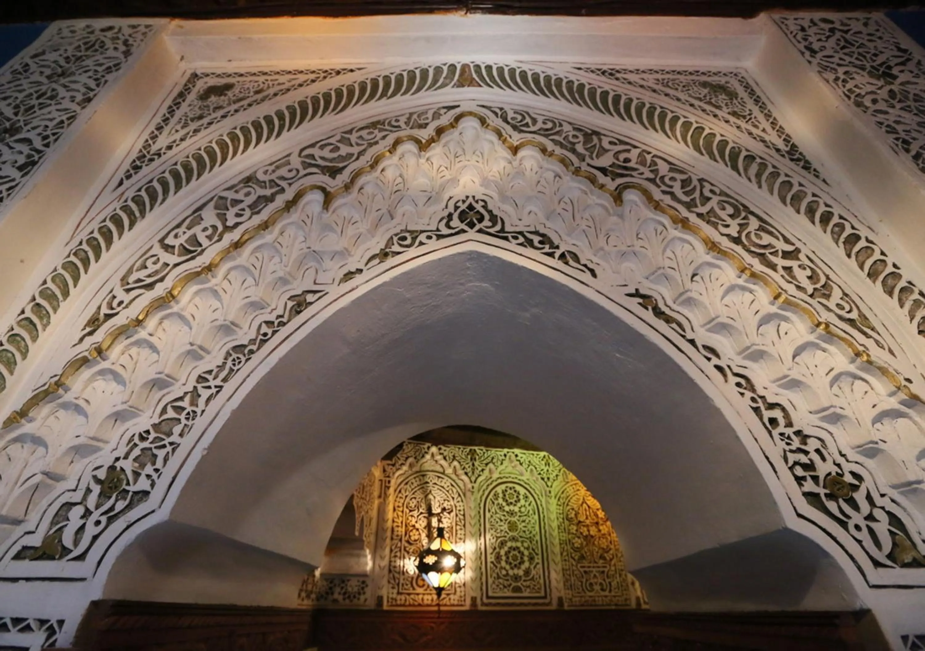 Decorative detail in Riad Hiba