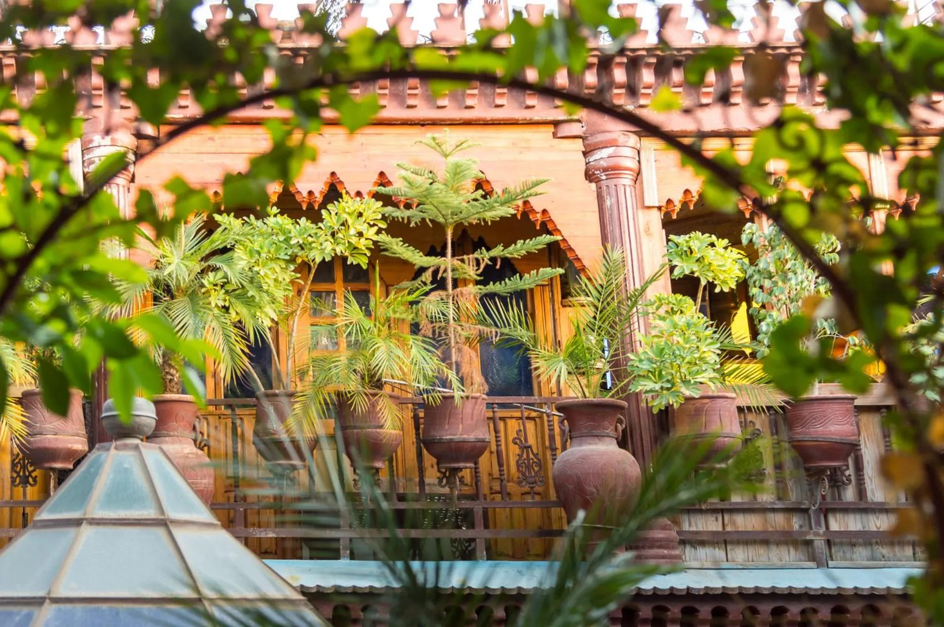 Garden view in Riad Hiba
