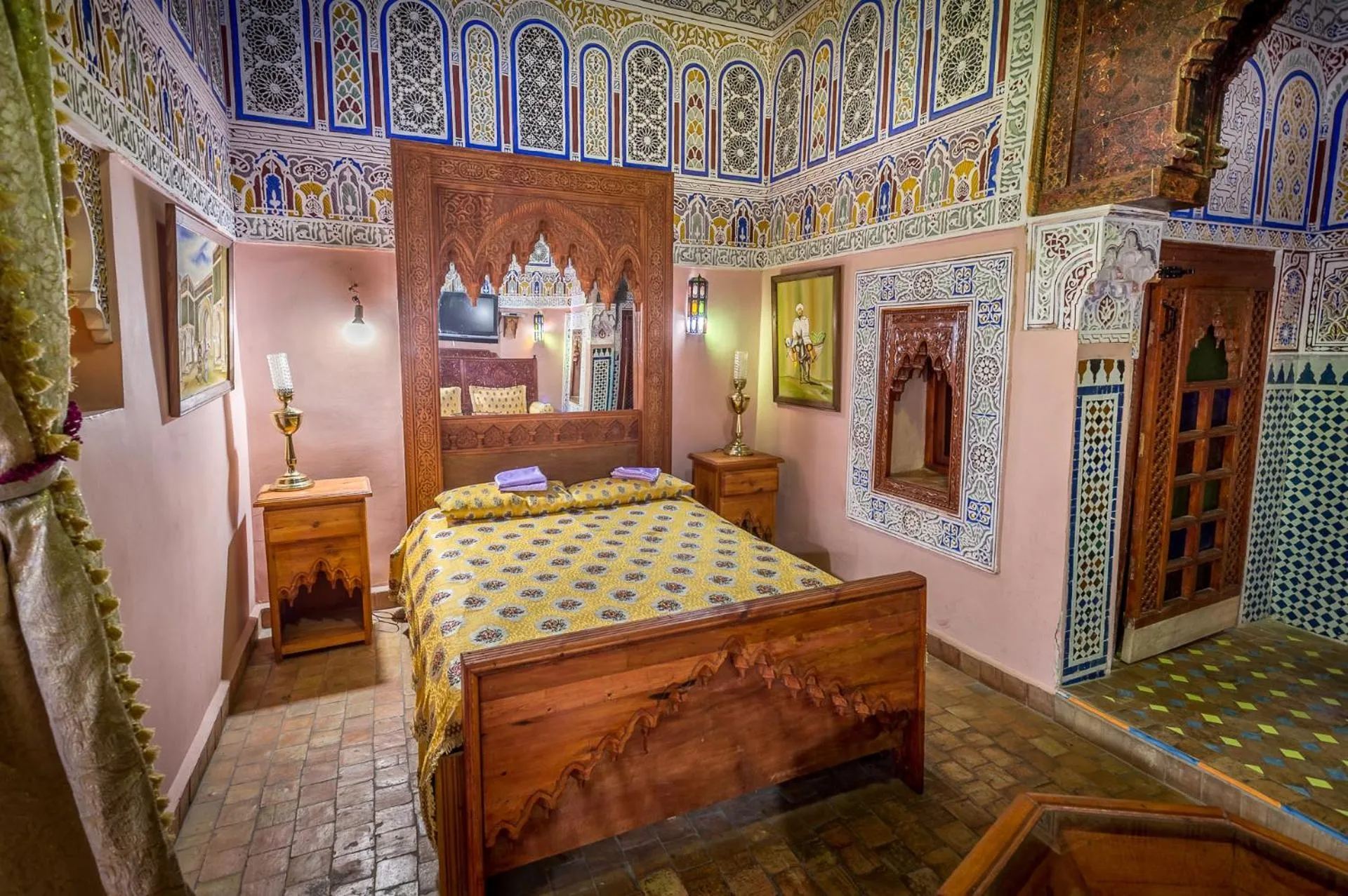 Bed in Riad Hiba
