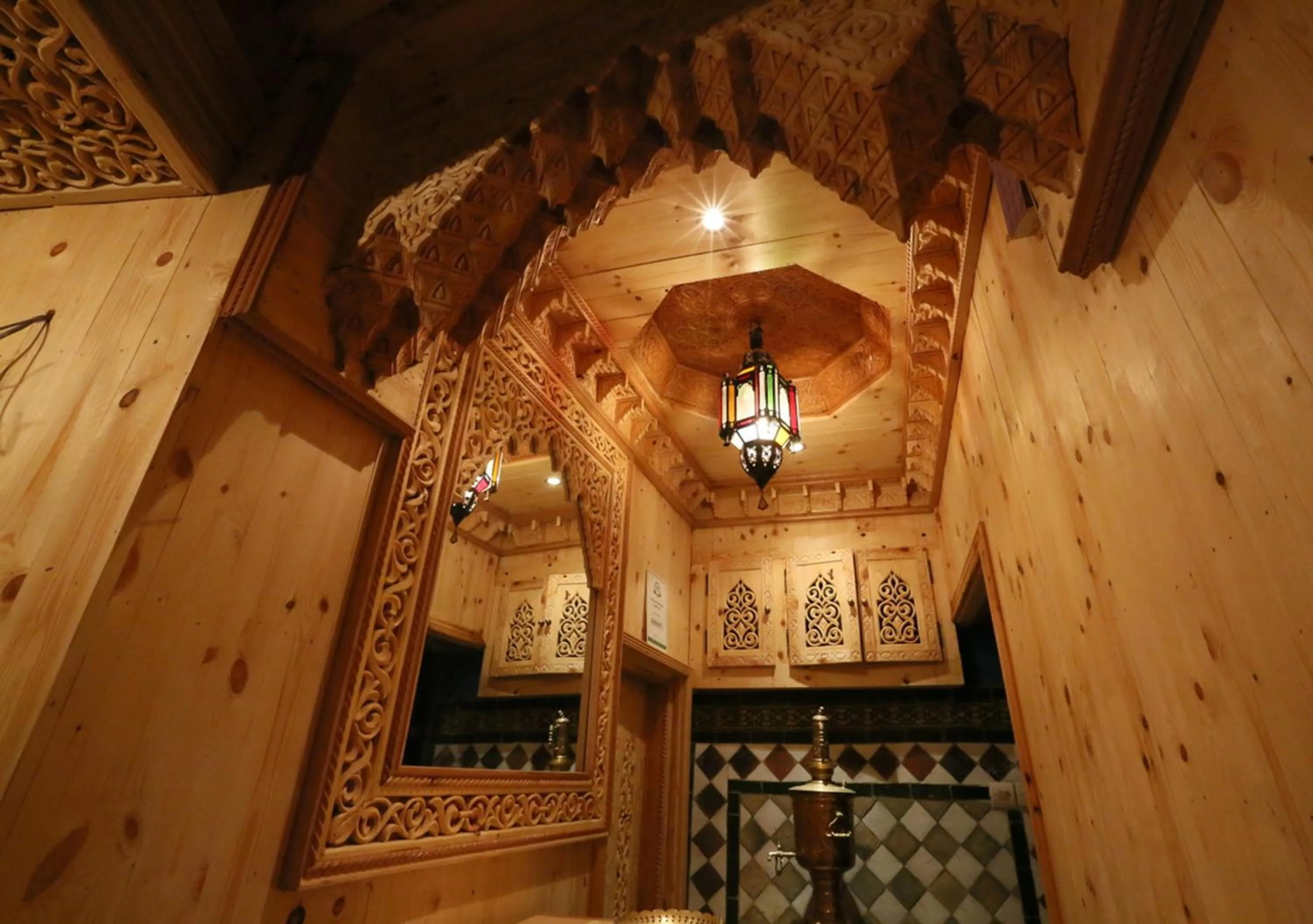 Decorative detail in Riad Hiba