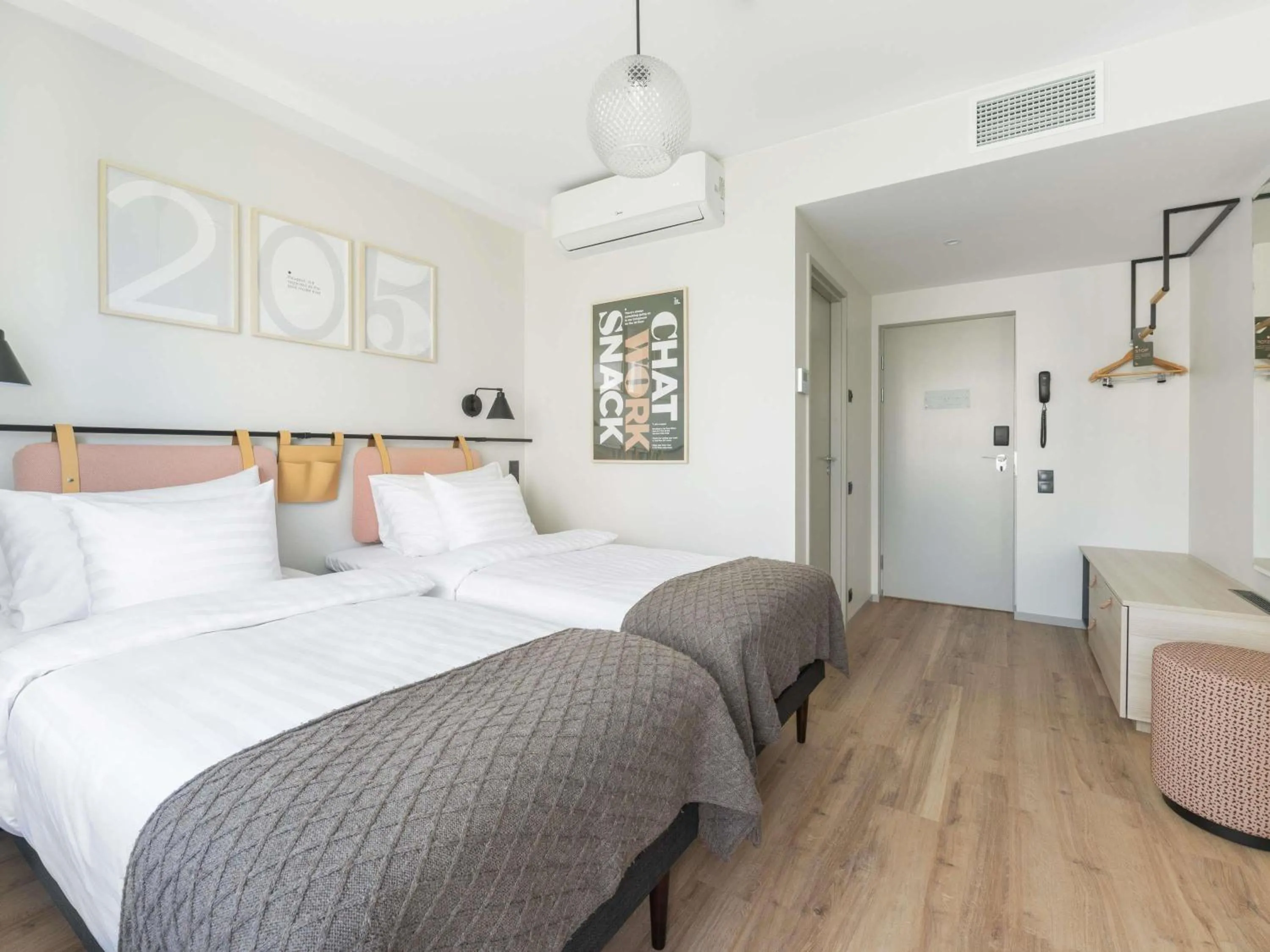 Bedroom, Bed in Oru Hub Hotel Tallinn - Handwritten Collection