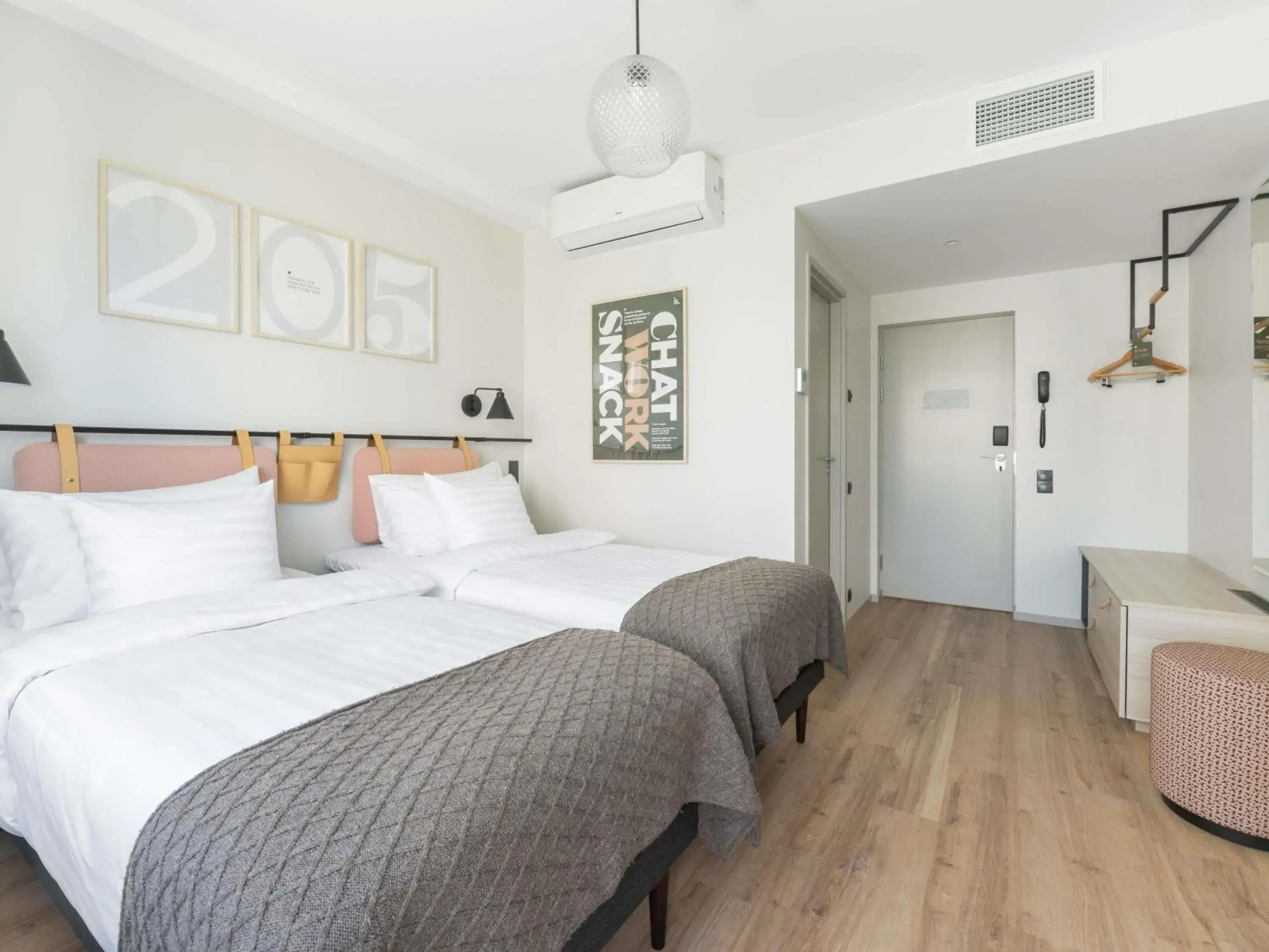 Classic Room With Two Single Beds in Oru Hub Hotel Tallinn - Handwritten Collection Classic Room With Two Single Beds in Oru Hub Hotel Tallinn - Handwritten Collection