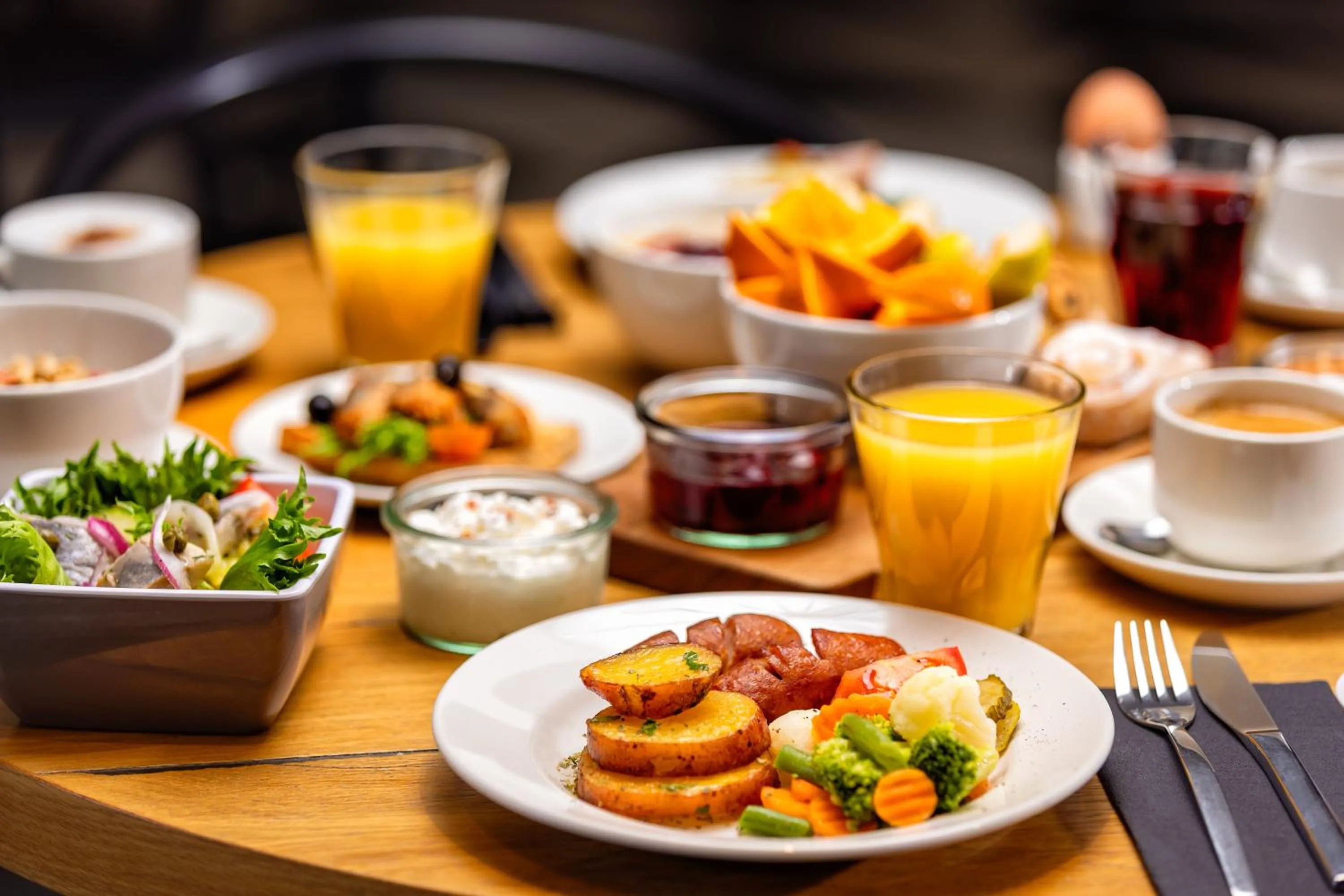 Breakfast in Metropol Hotel