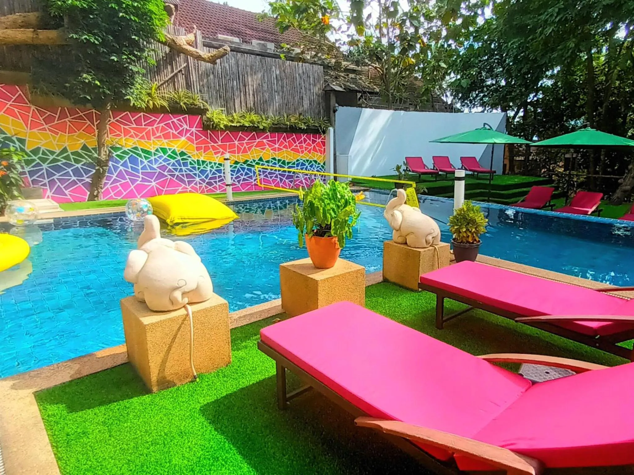 Swimming pool in Alpha Gay Resort & Spa - Men Only