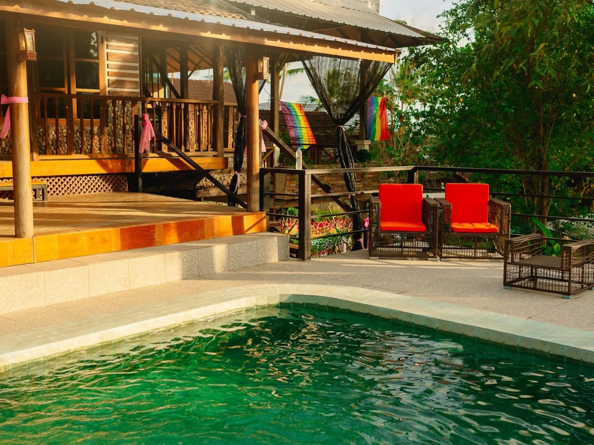 Swimming pool in Alpha Gay Resort & Spa - Men Only