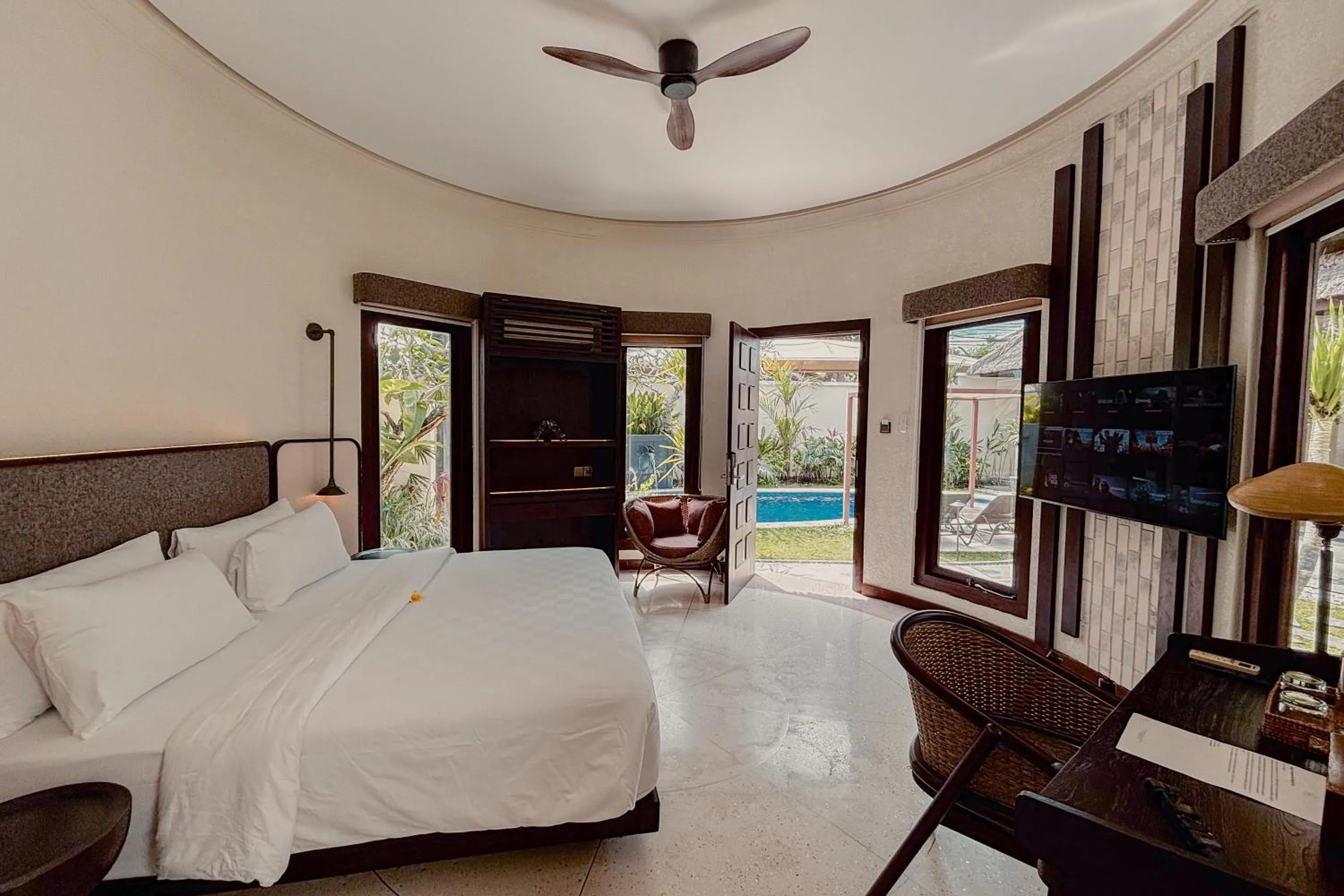 Bed in Aruni Bali Jimbaran Boutique Villa
