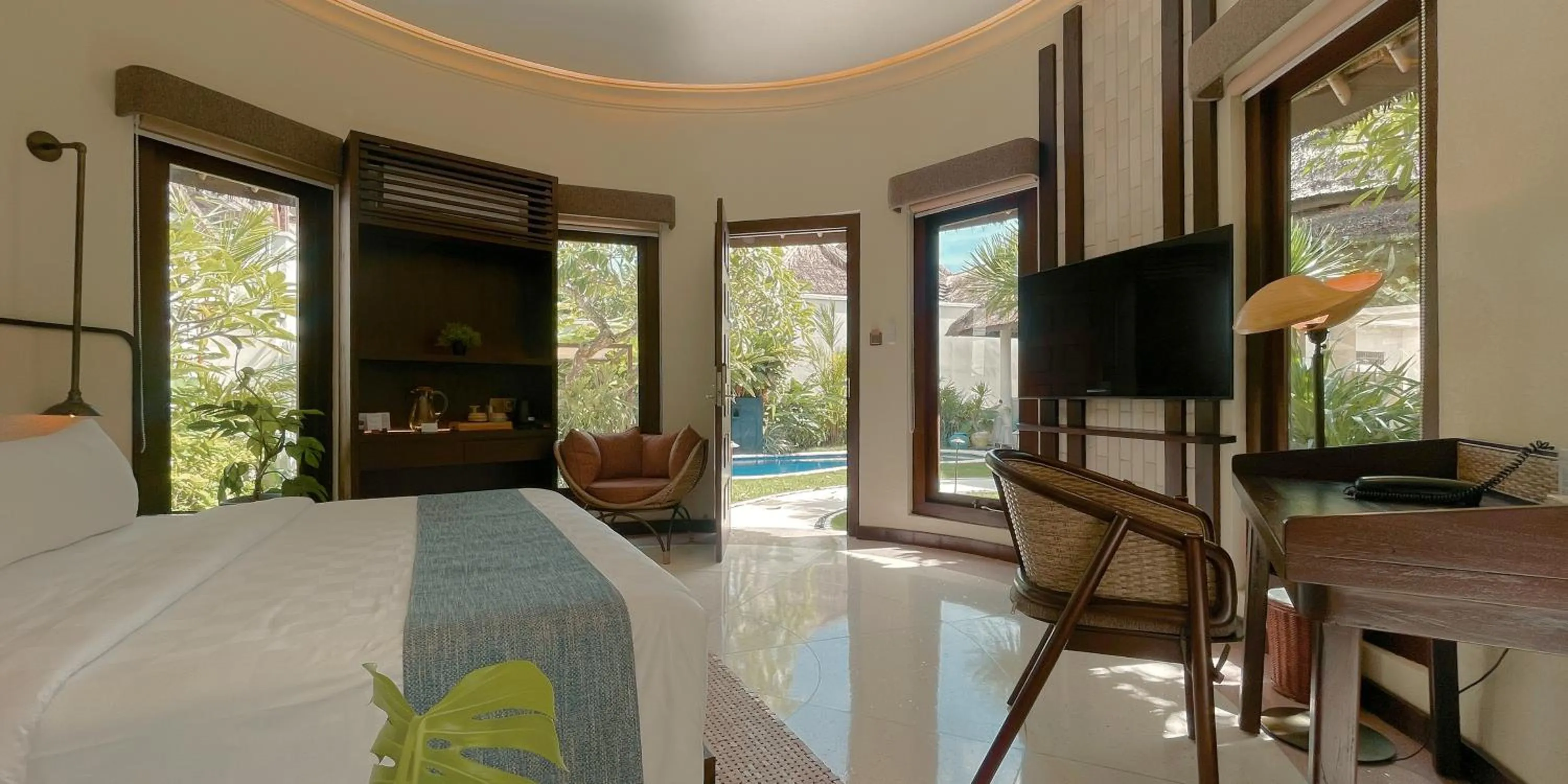 Bed in Aruni Bali Jimbaran Boutique Villa