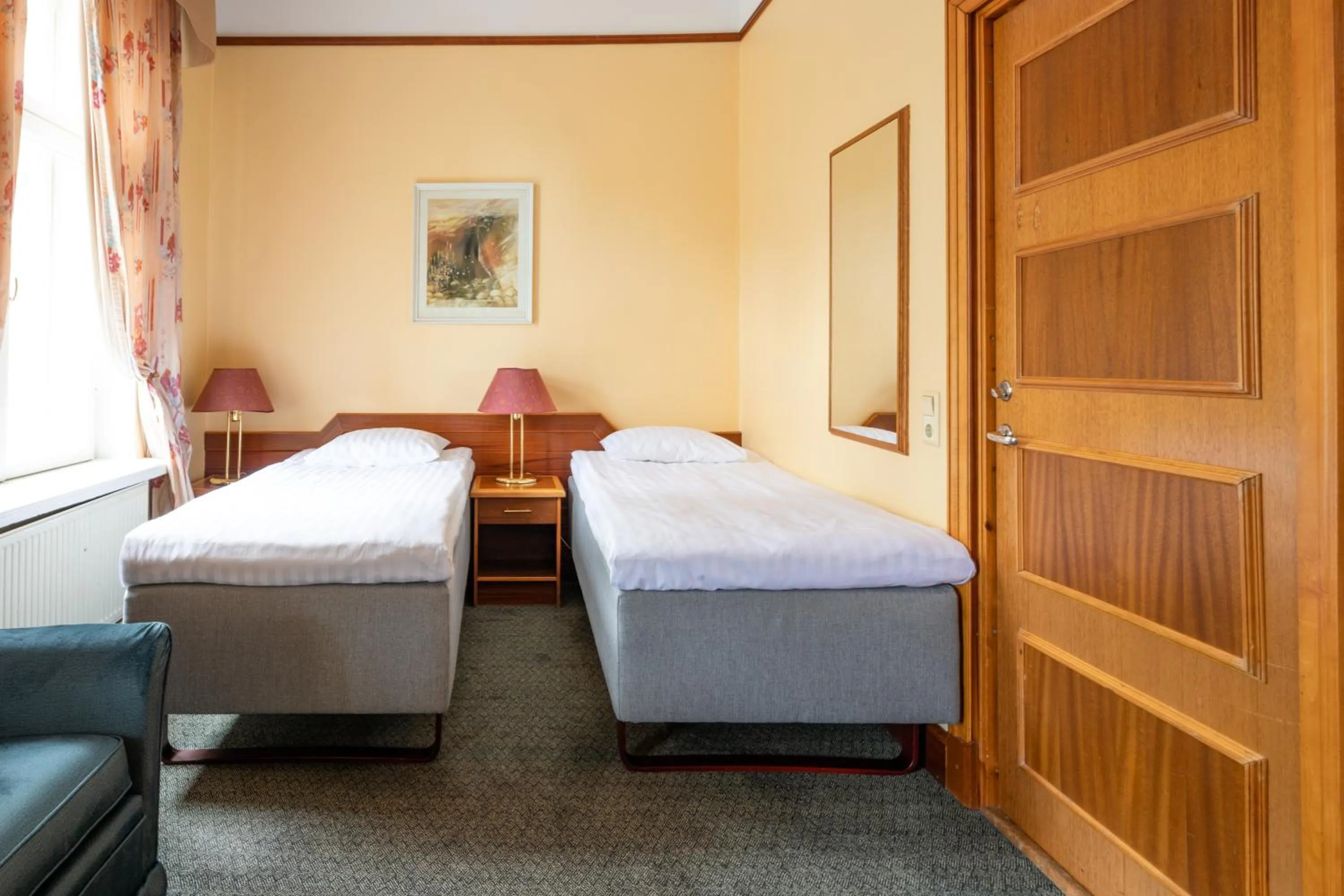 Bed in Hotel Victoria