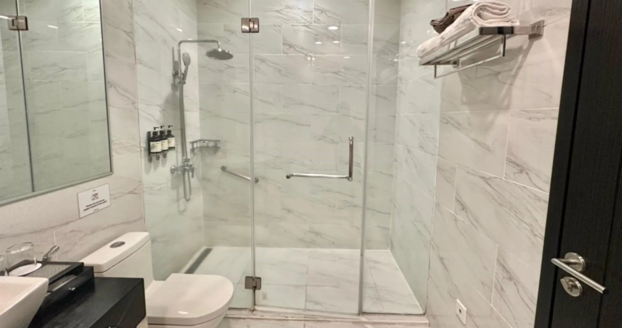 Shower in Le Charmé Suites - Subic