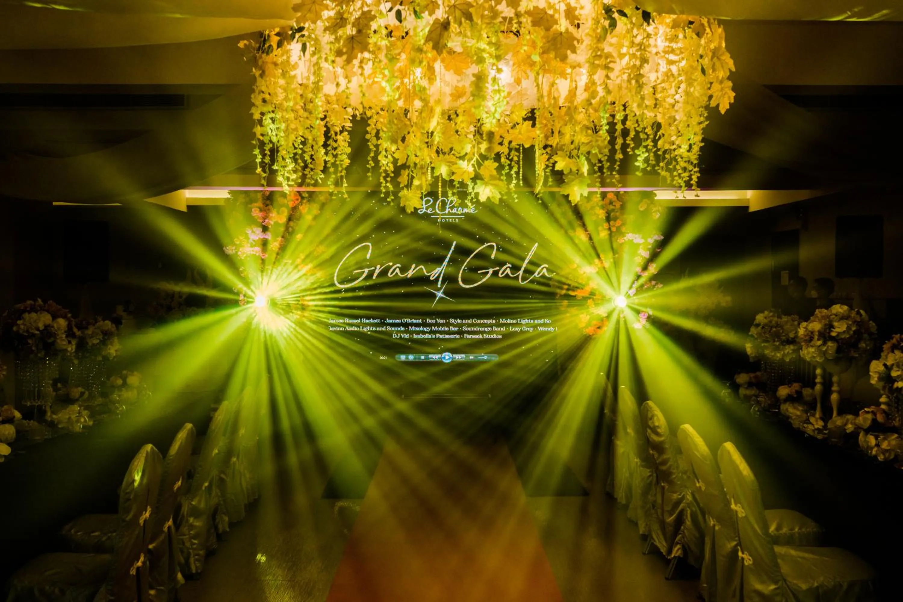 Evening entertainment in Le Charmé Suites - Subic