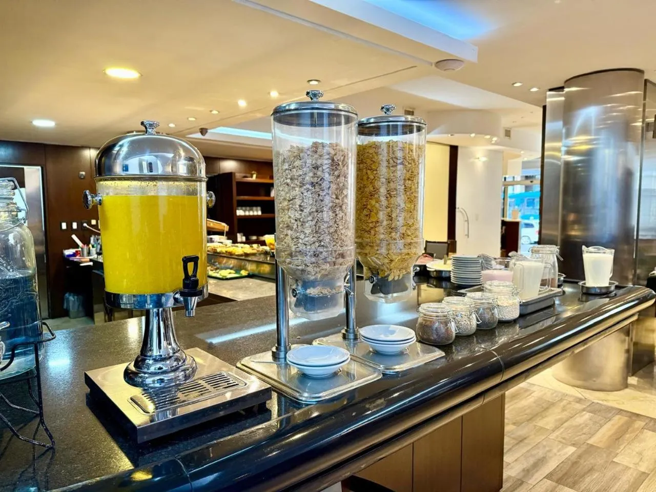 Breakfast in Urquiza Apart Hotel & Suites