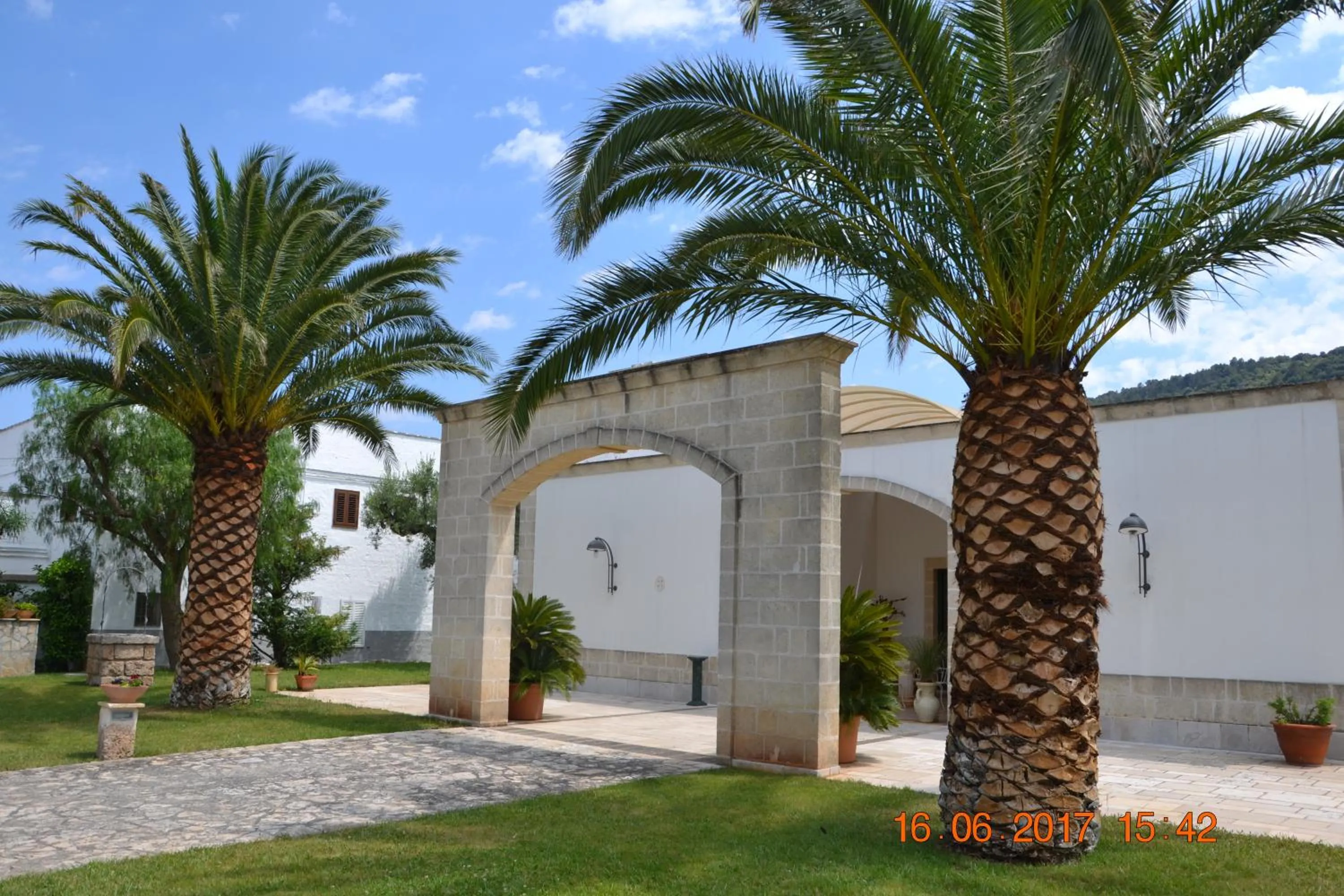Garden view in Masseria Fragnale