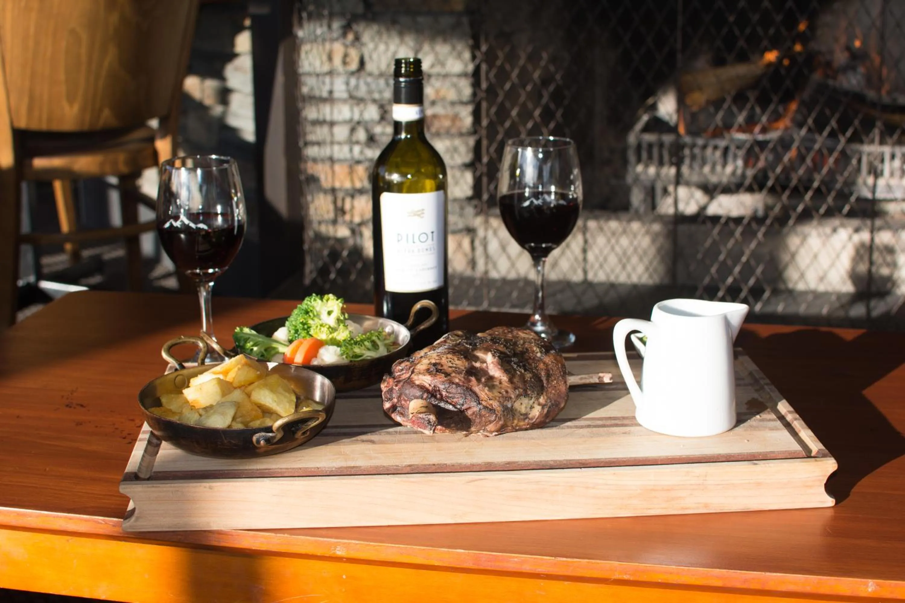 Dinner in Hawea Hotel