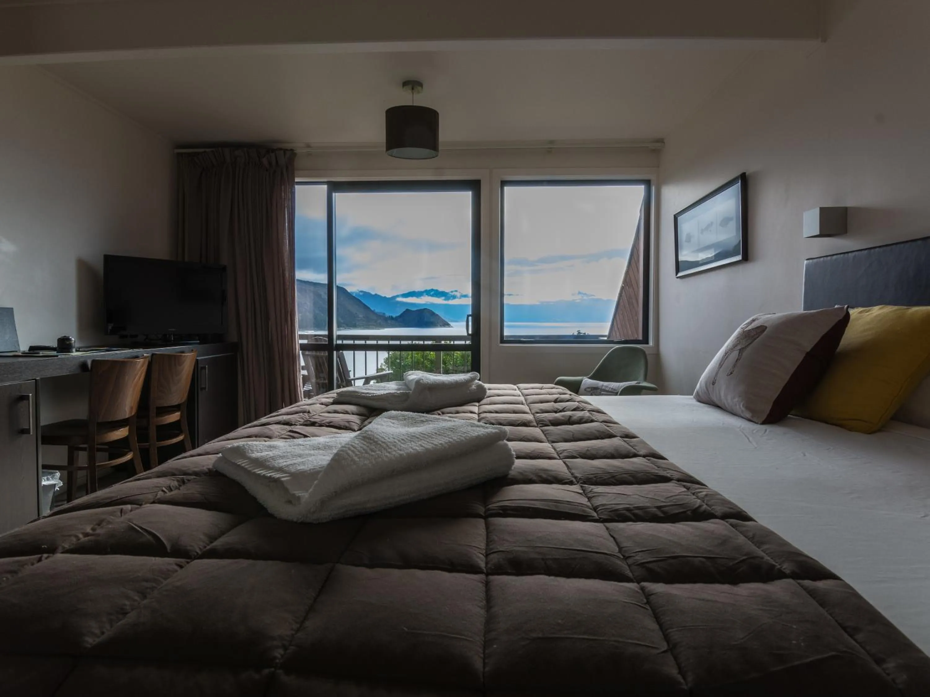 Bed in Hawea Hotel