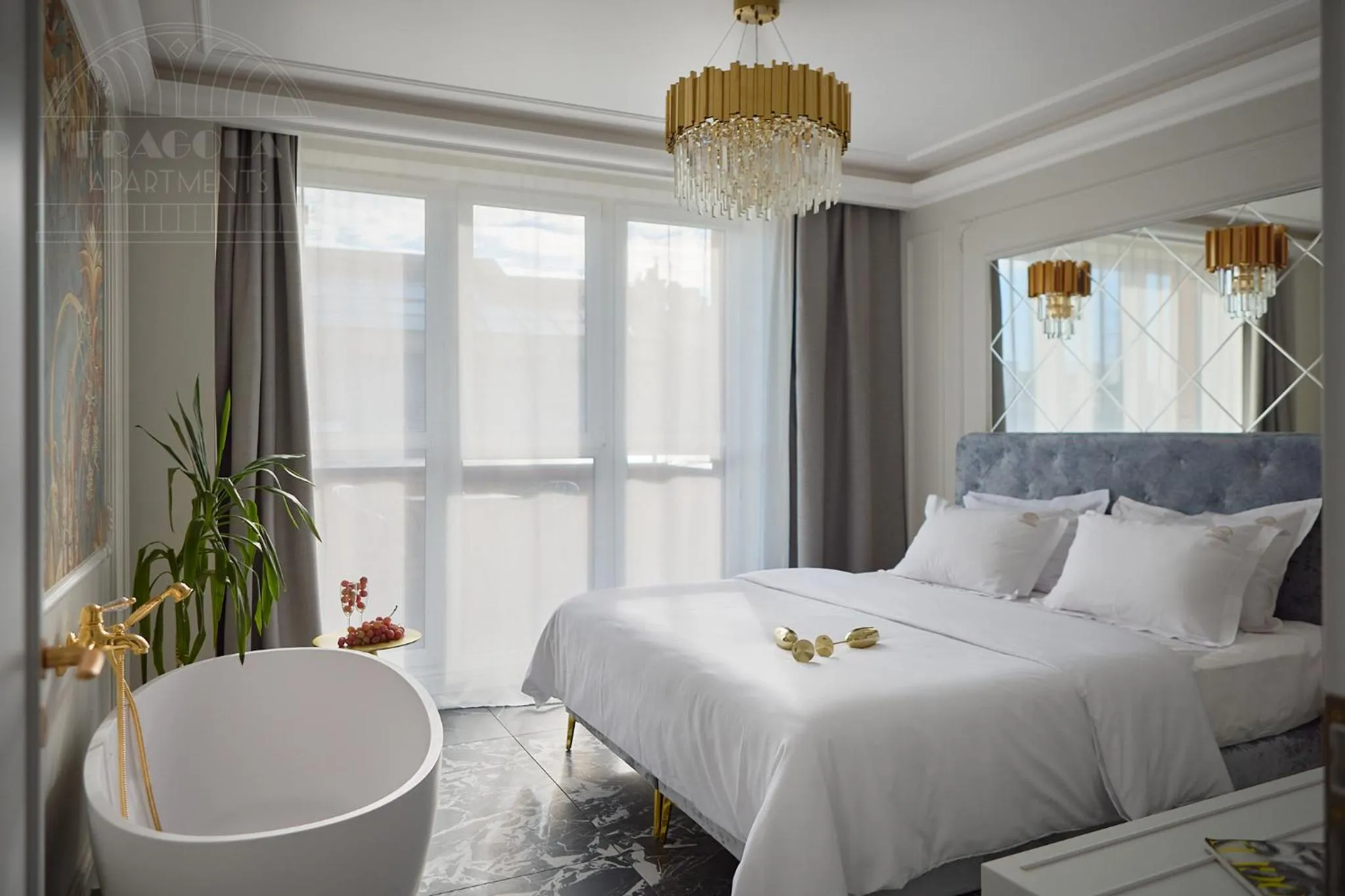 Bed in Feniks Fragola Apartments