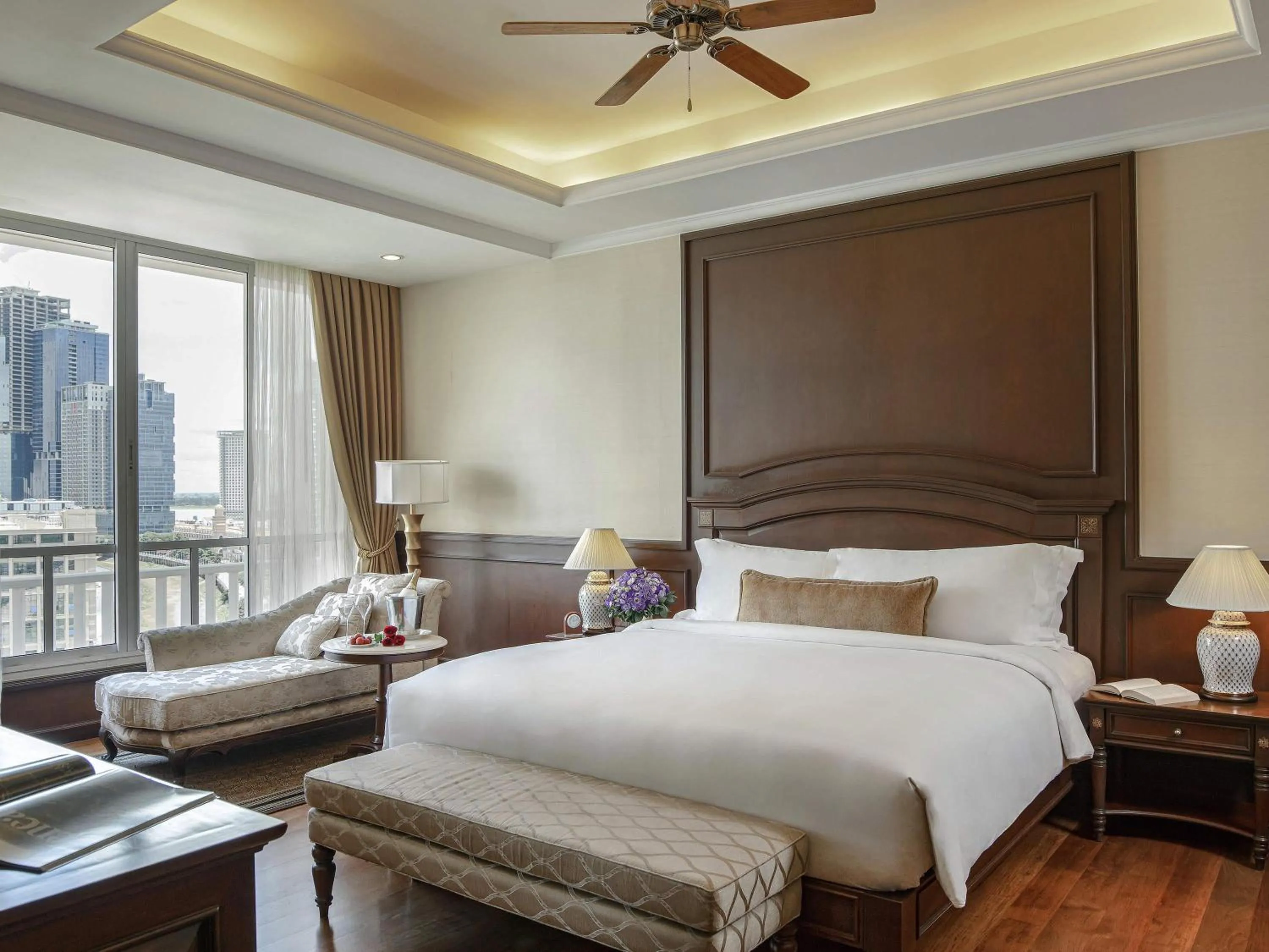 Bedroom, Bed in Sofitel Phnom Penh Phokeethra