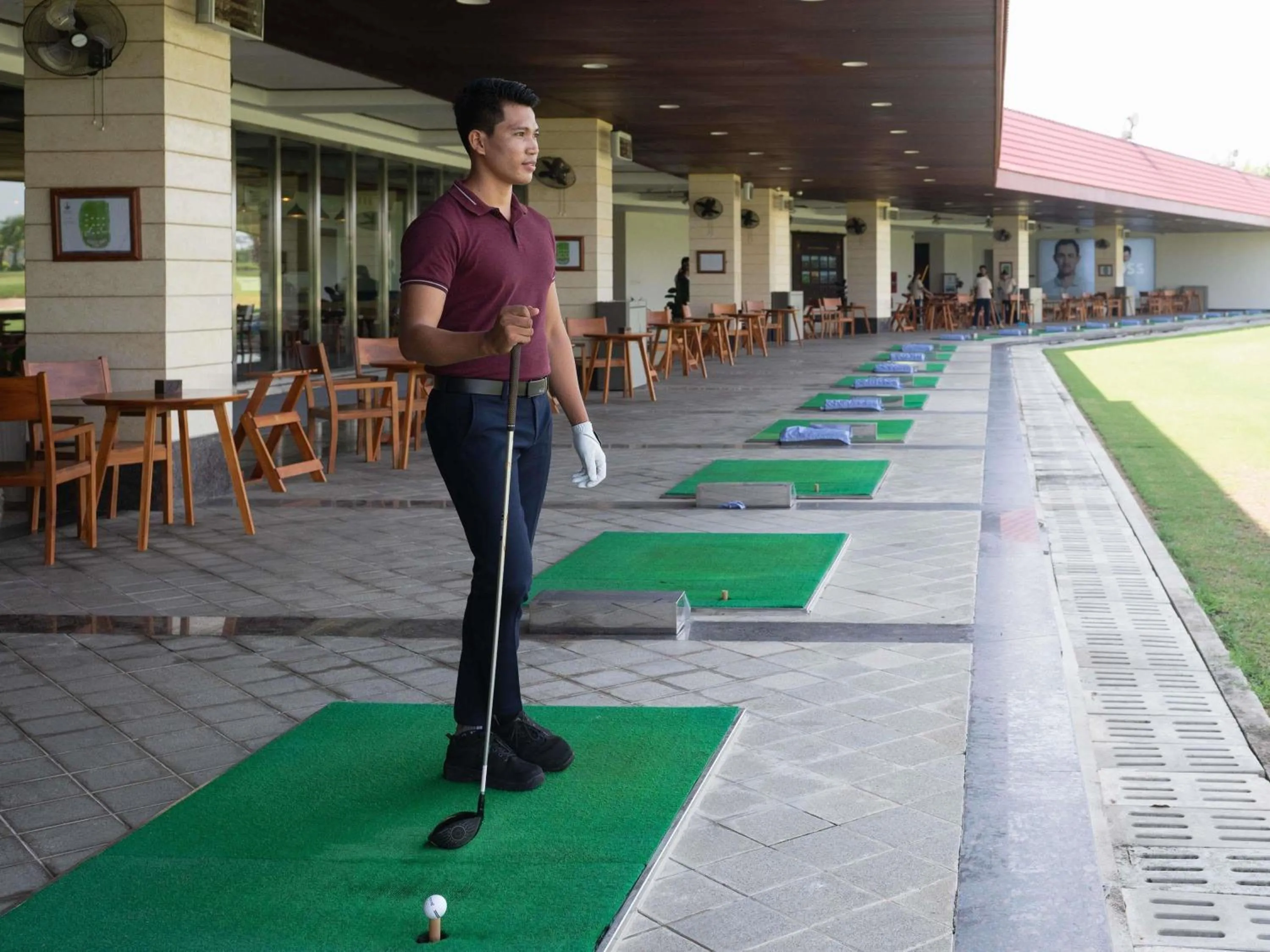 Golfcourse in Sofitel Phnom Penh Phokeethra