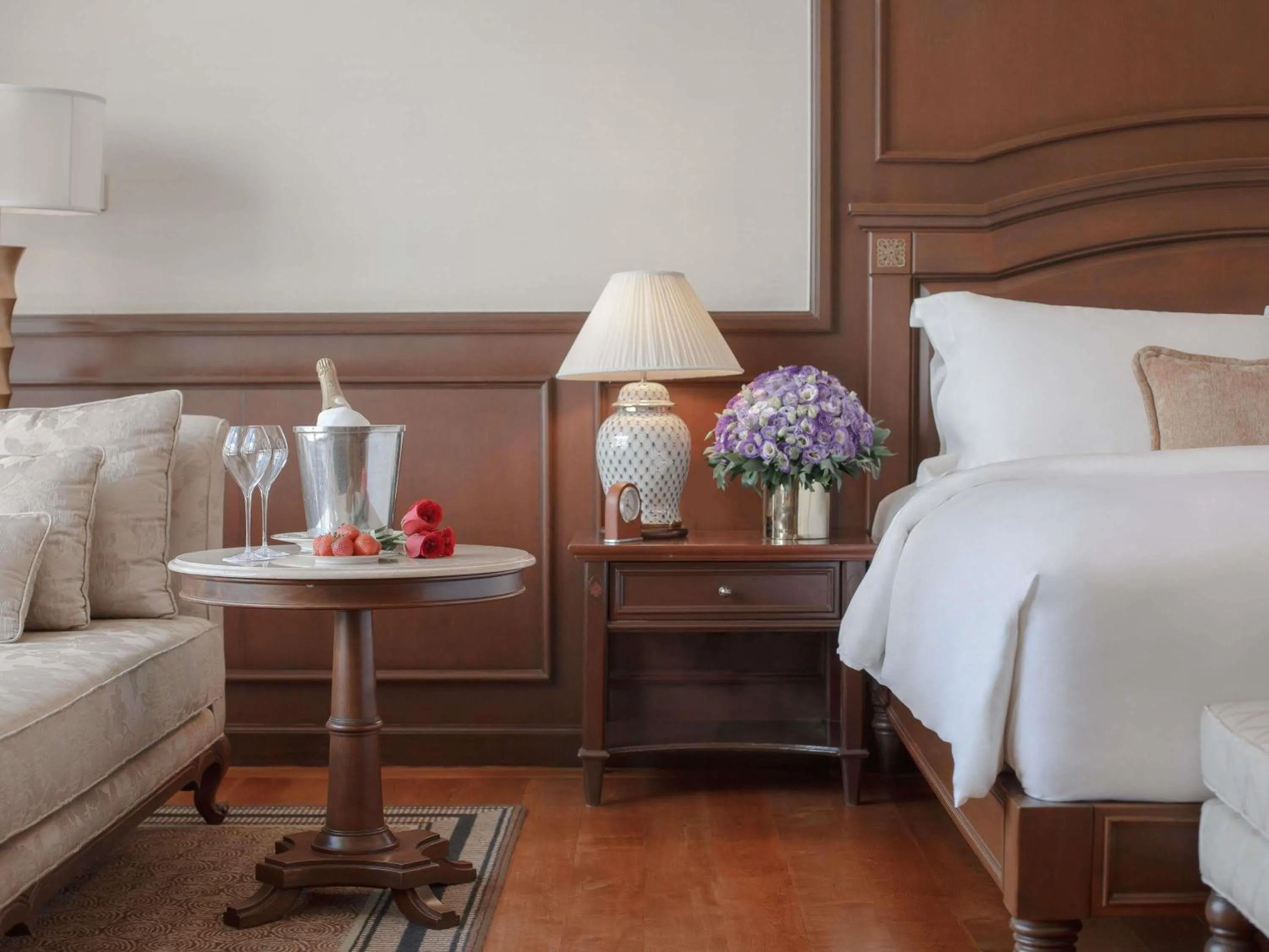 Bedroom, Bed in Sofitel Phnom Penh Phokeethra