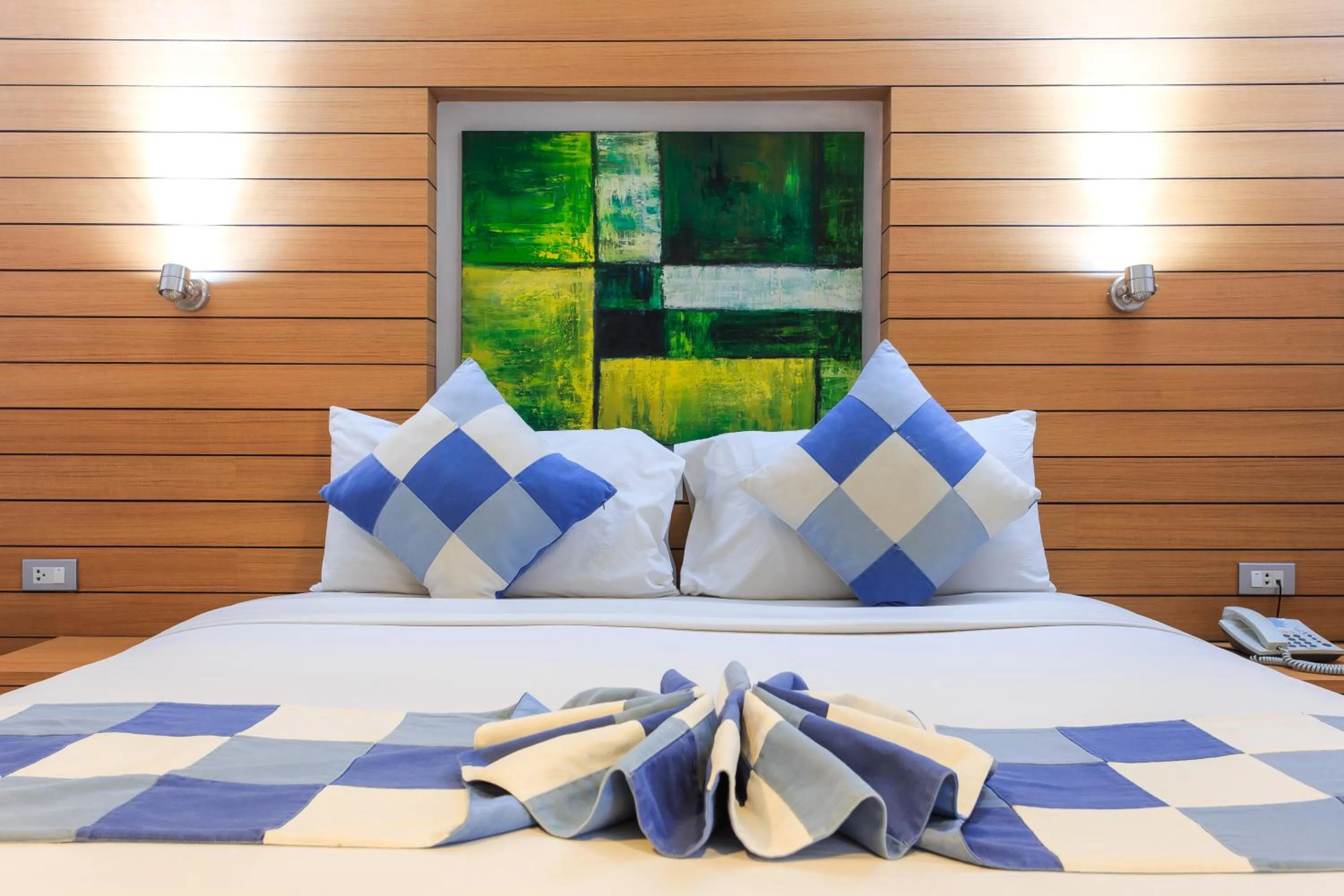 Decorative detail, Bed in Chaweng Budget Hotel