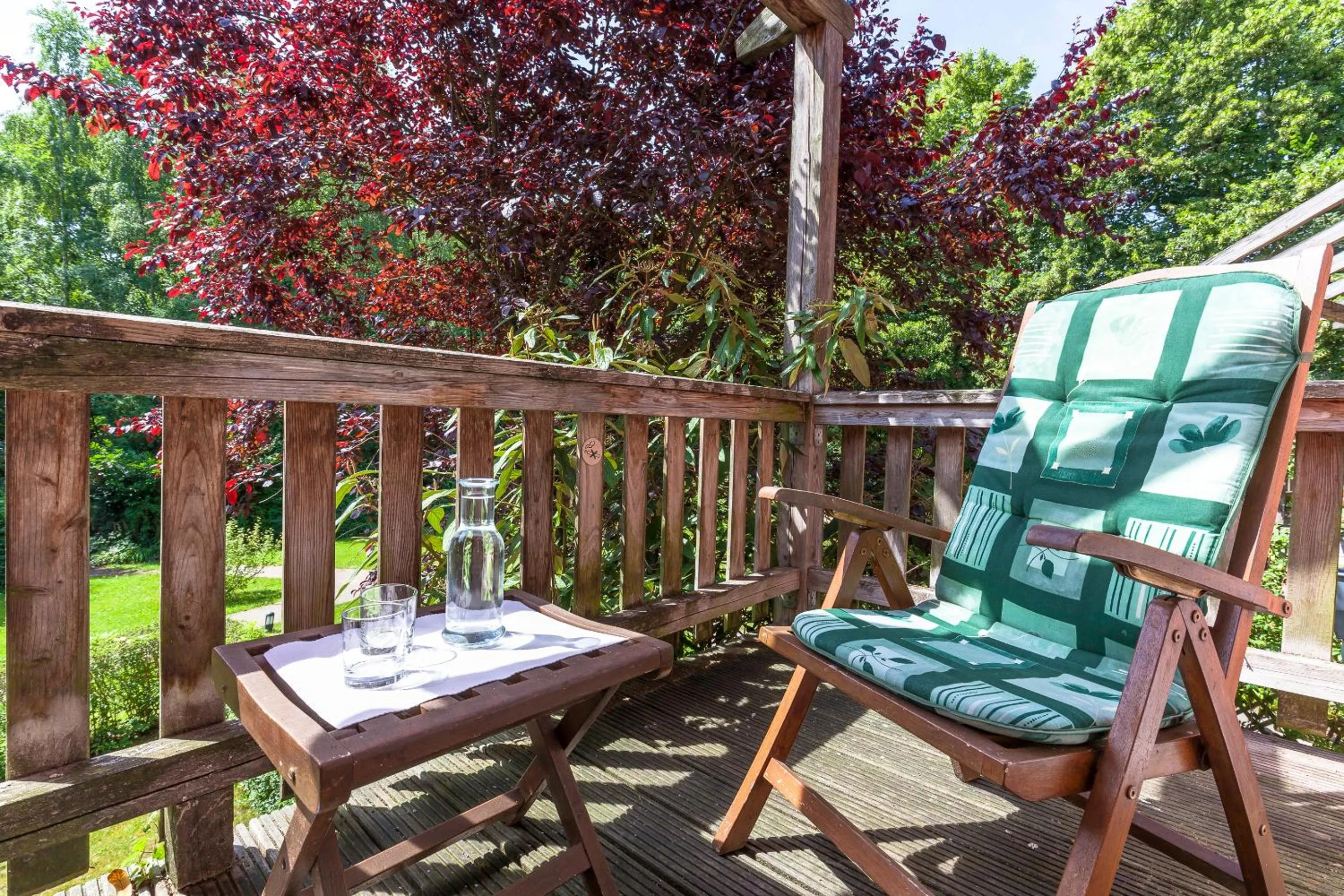 Garden view in Bio- und Gesundheitshotel Gutshaus Stellshagen