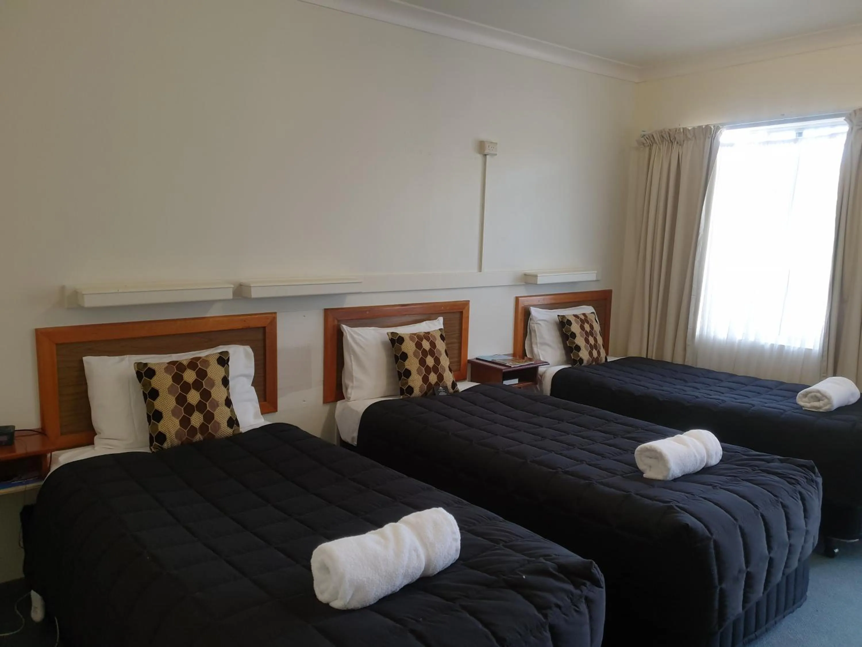 Bed in Valley View Motel