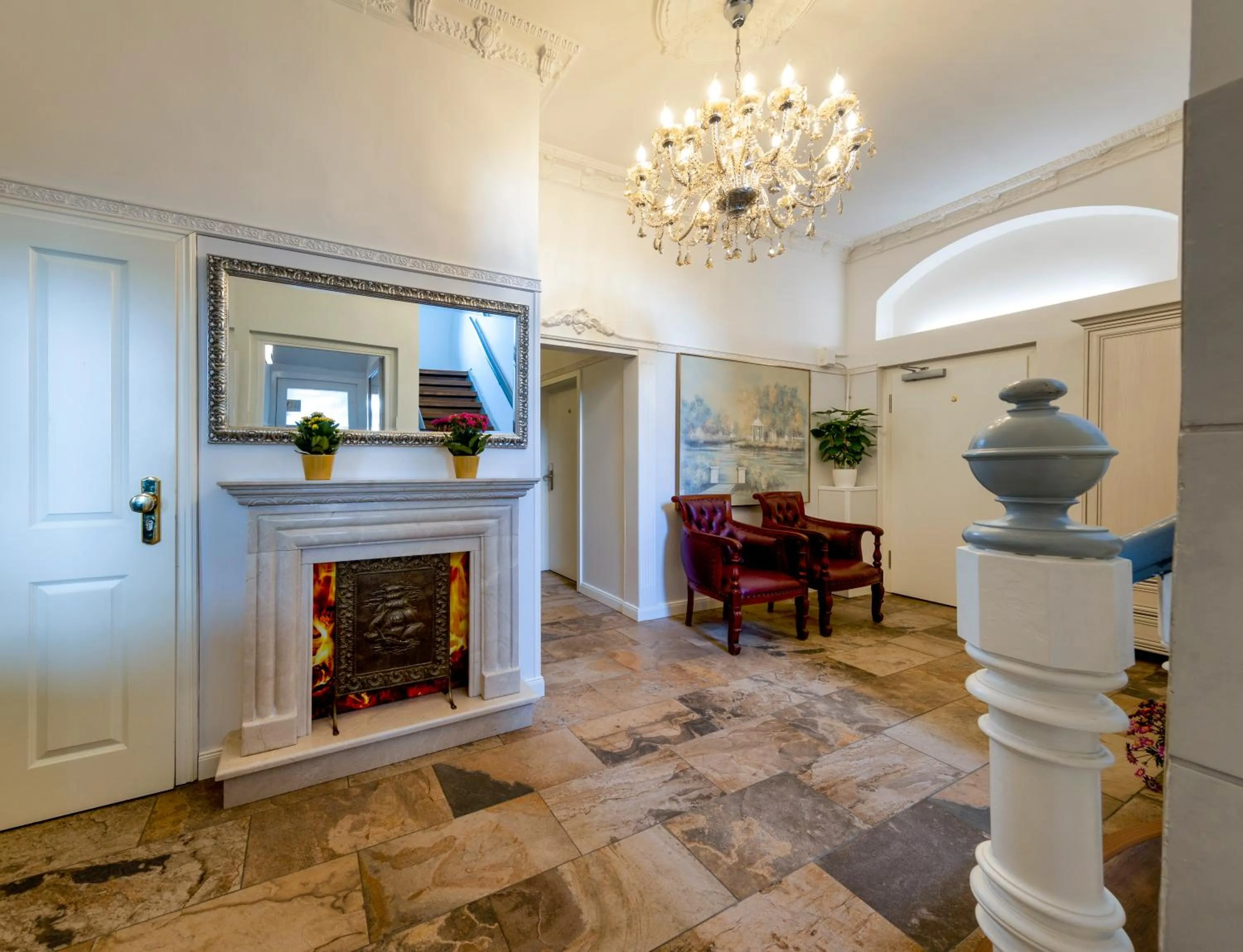 Lobby or reception in Alte Direktionsvilla Hotel Kupfermühle