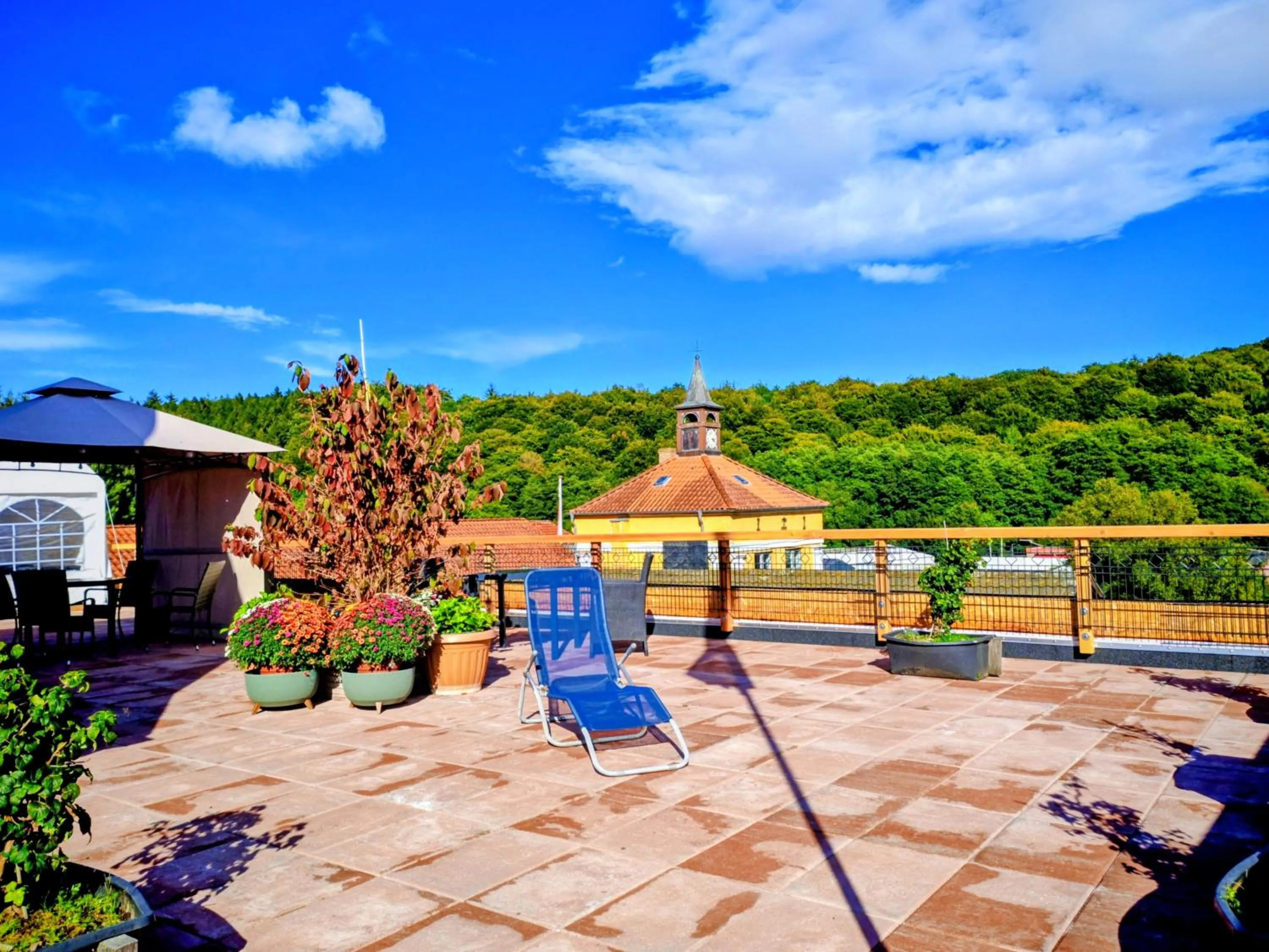 Balcony/Terrace in Alte Direktionsvilla Hotel Kupfermühle