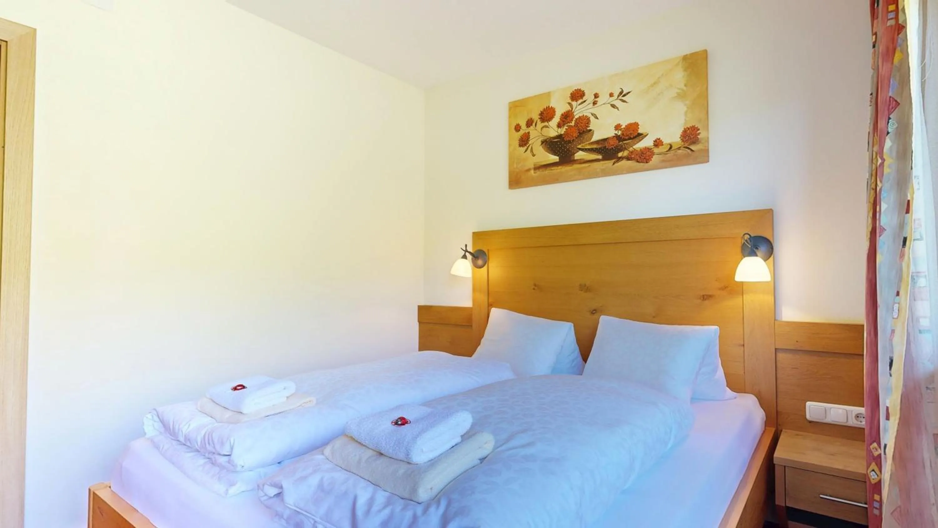 Bed in Aparthotel Hohe Brücke