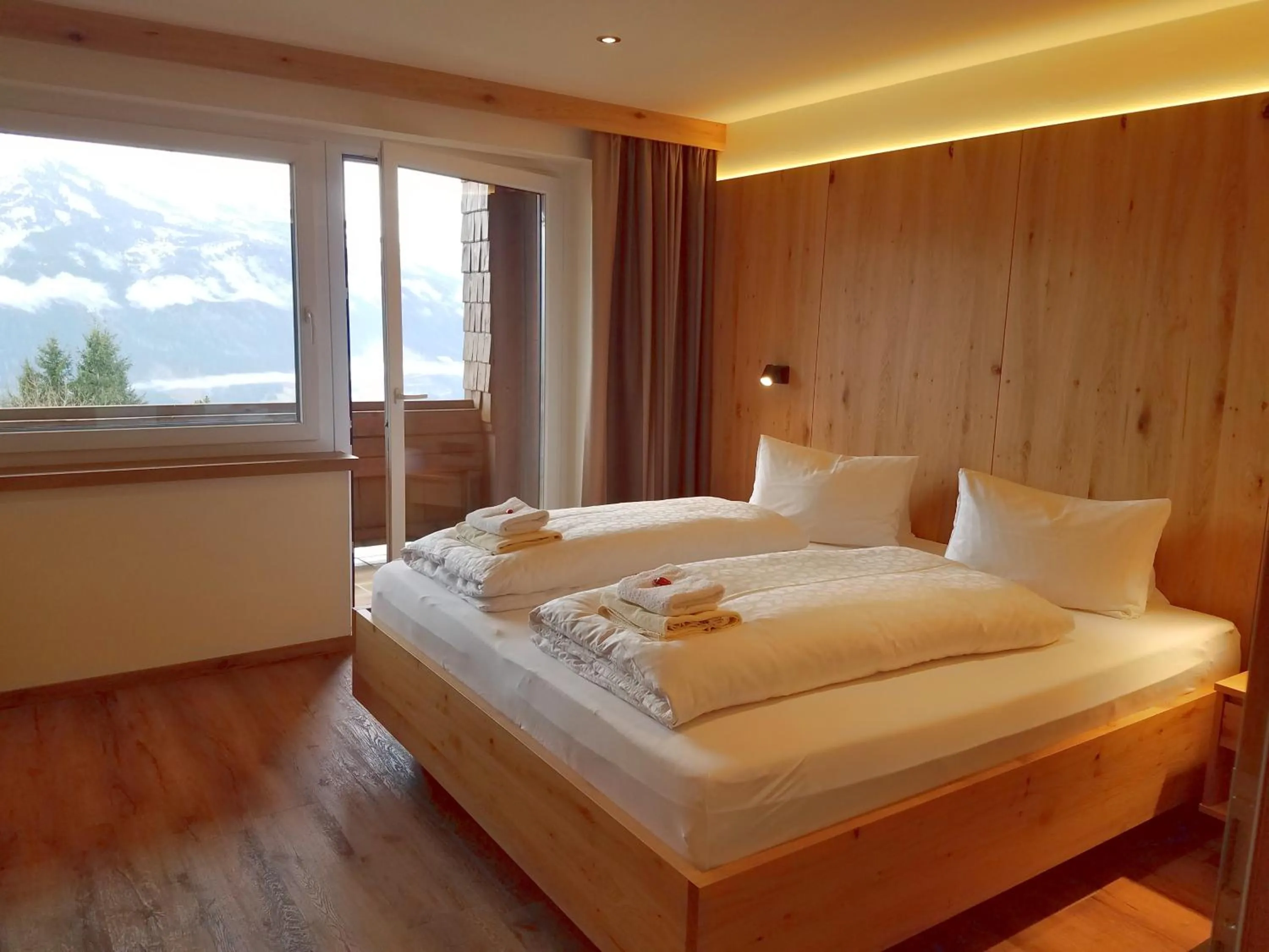 Bed in Aparthotel Hohe Brücke