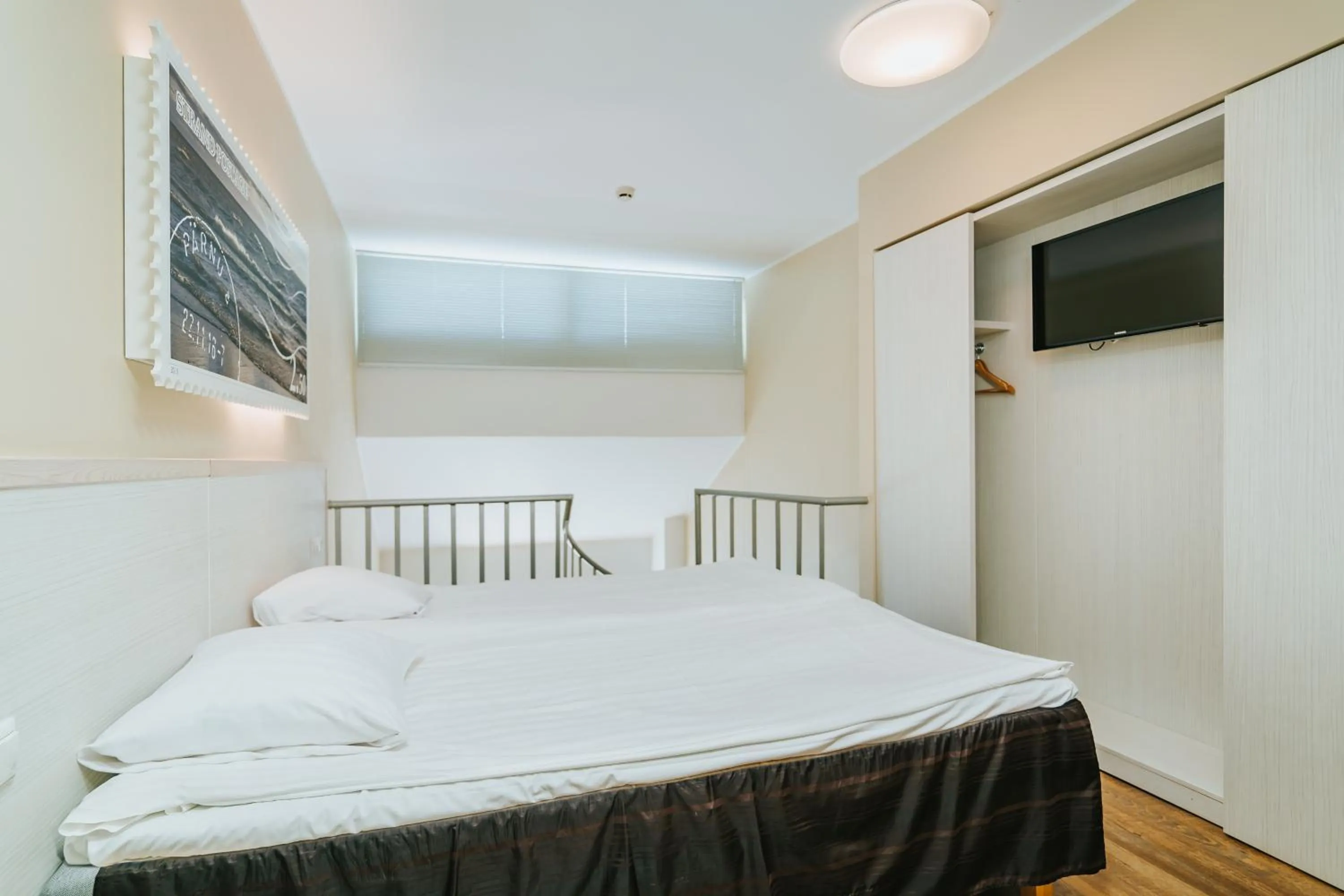 Bed in Hestia Hotel Strand