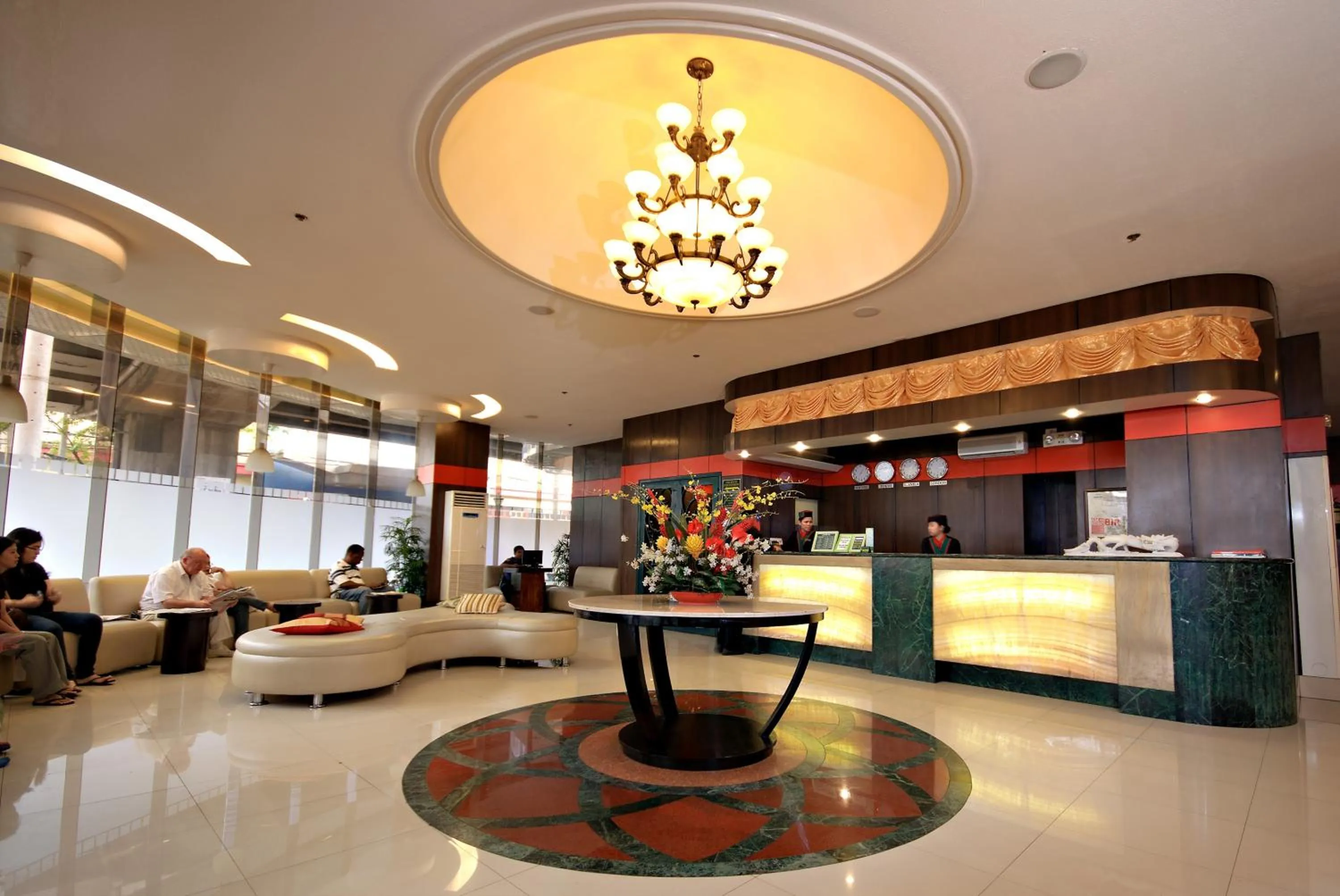 Lobby or reception in Eurotel Makati
