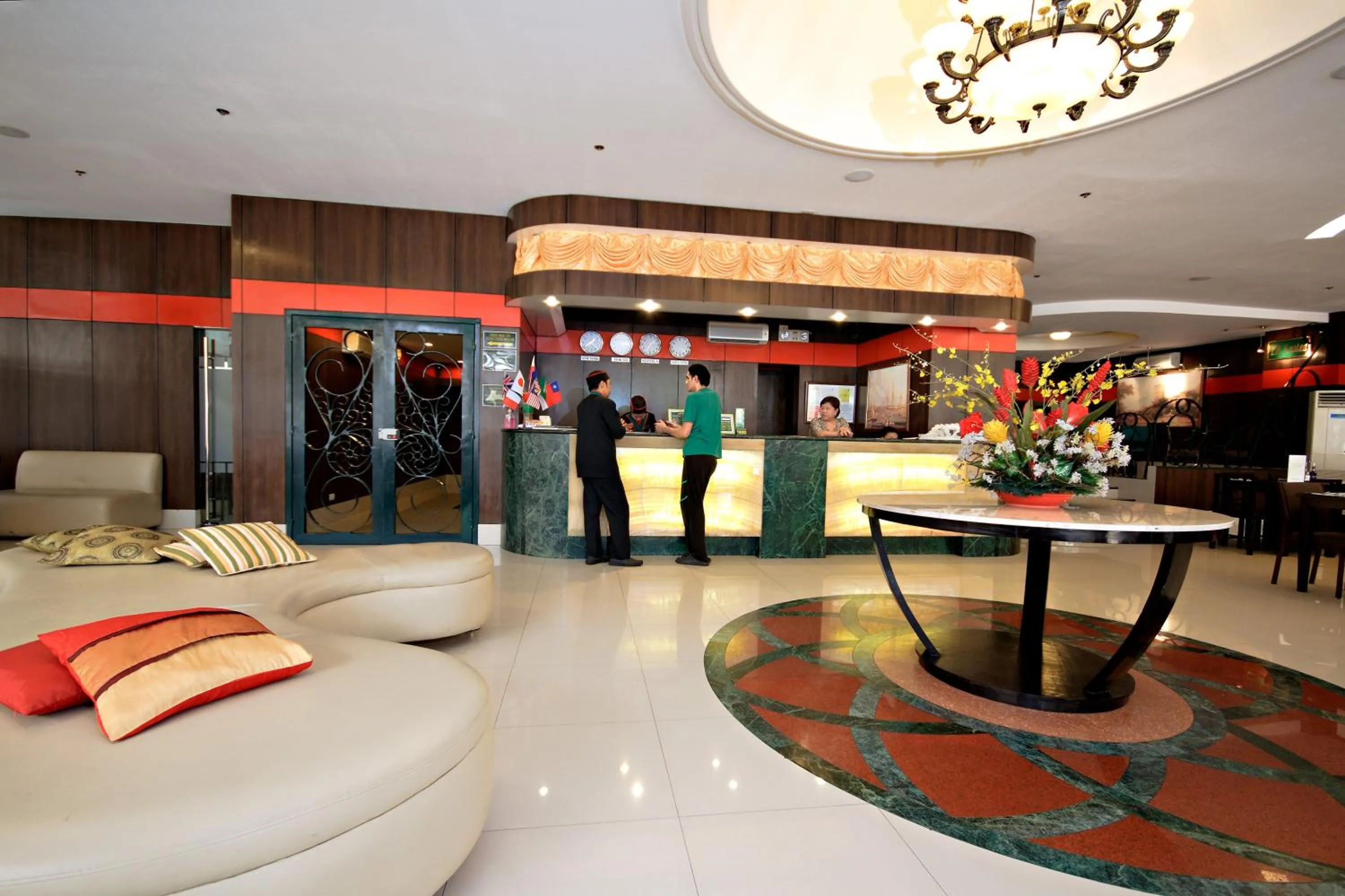 Lobby or reception in Eurotel Makati