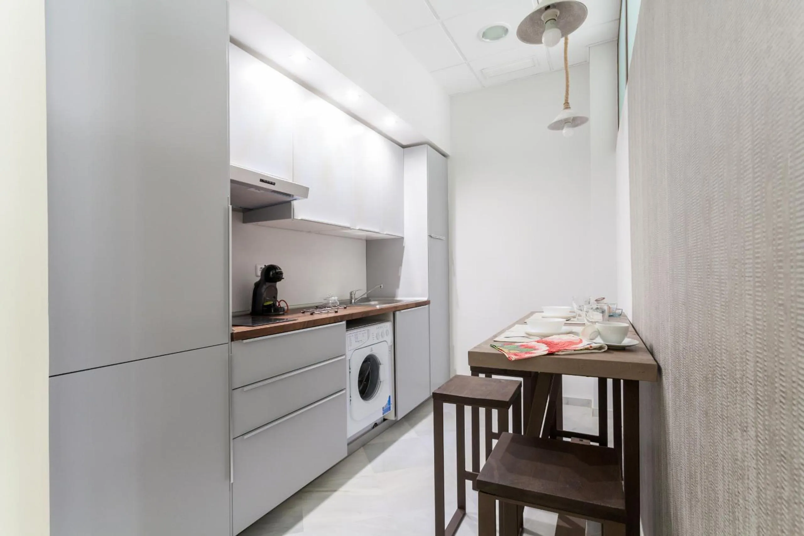 Kitchen or kitchenette in Green-Apartments Sierpes