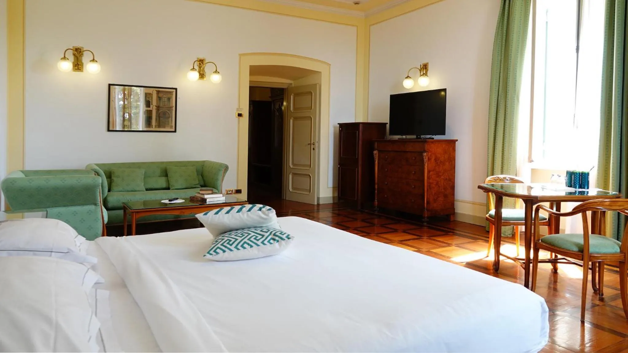 Bedroom, Bed in Hotel Villa La Bollina