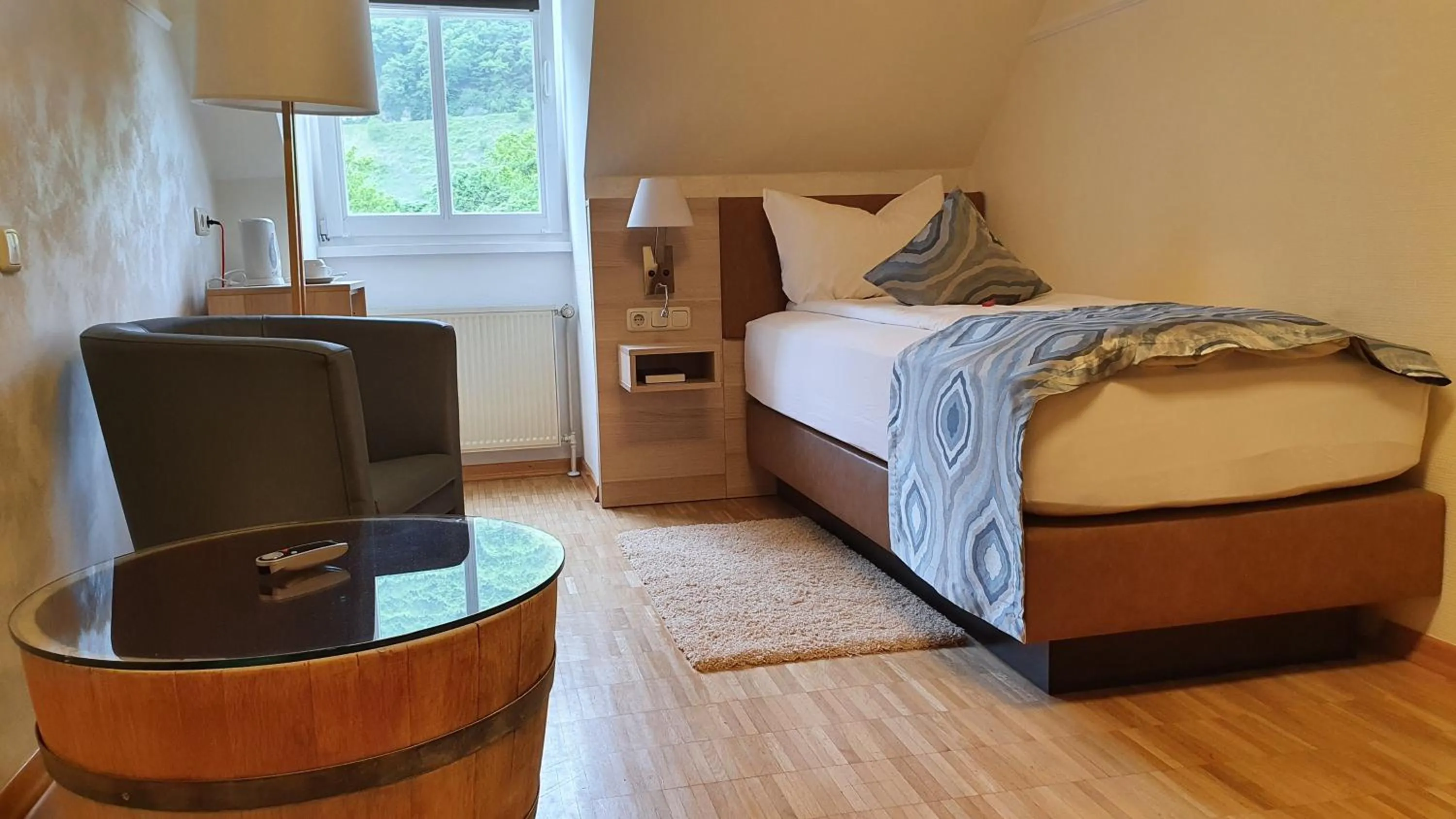 Bedroom, Bed in Hotel Zum Anker-THULLs Restaurant