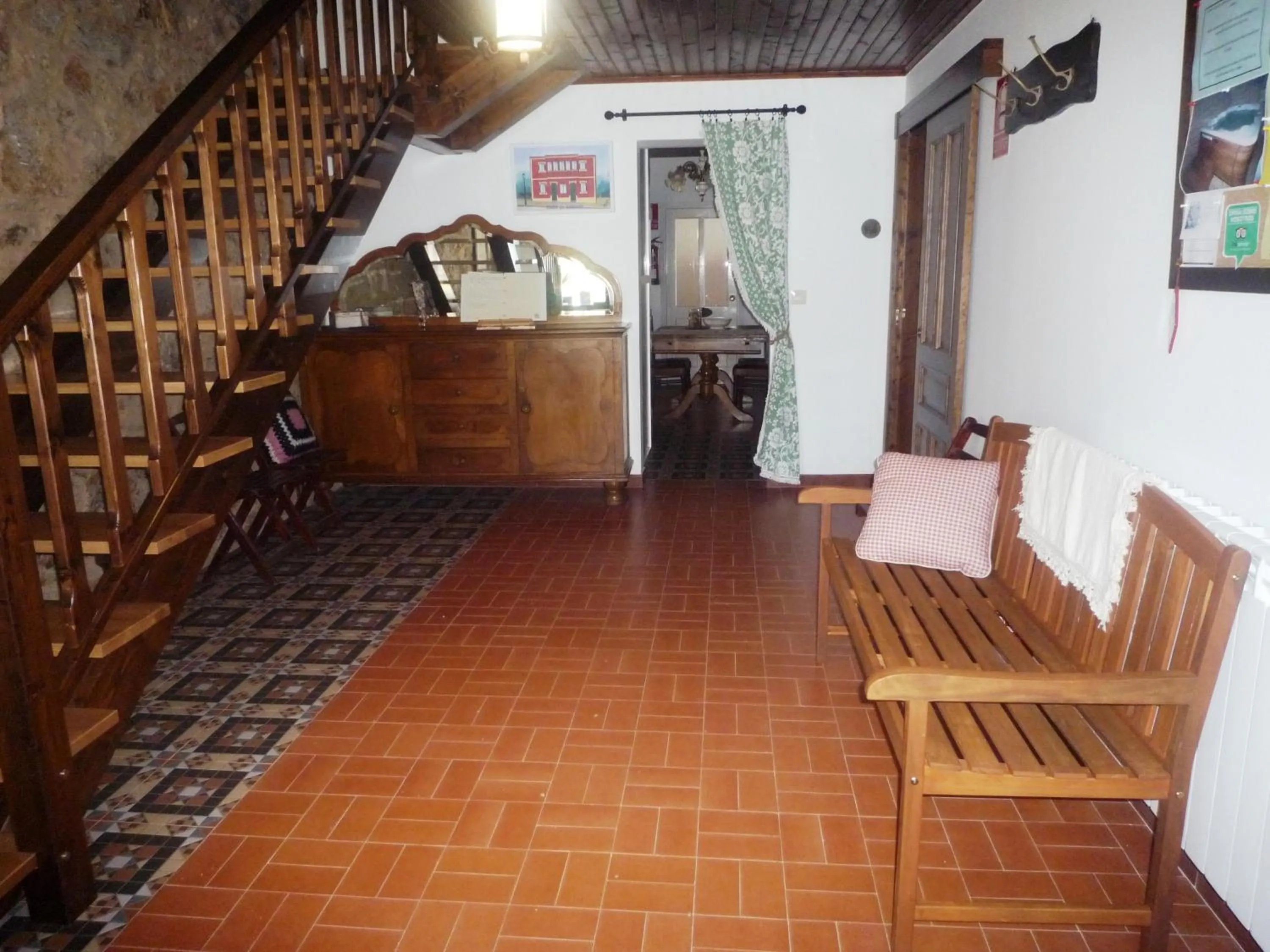 Lobby or reception in Albergue-Hostel Casa da Gandara