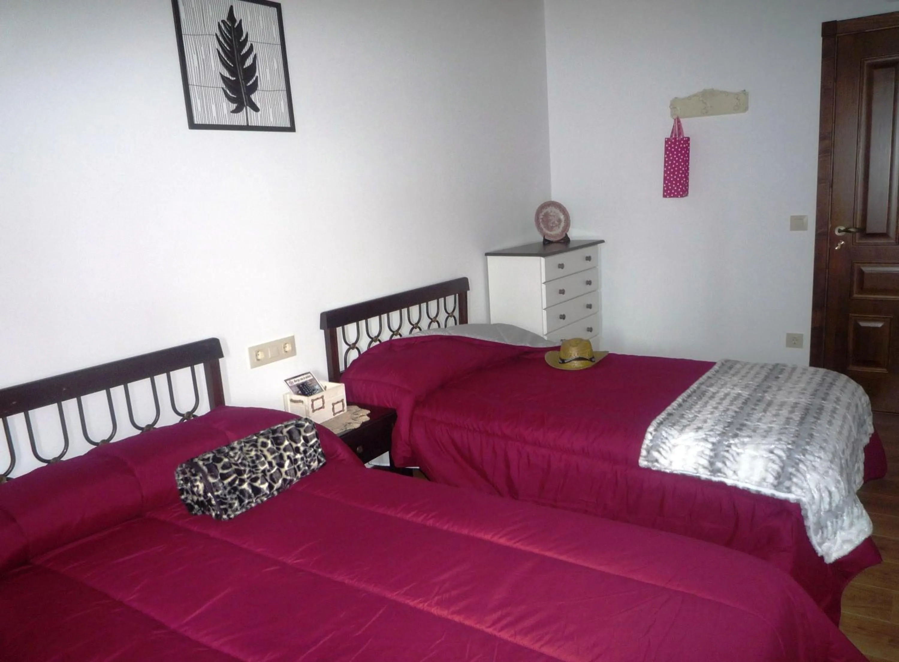 Bed in Albergue-Hostel Casa da Gandara