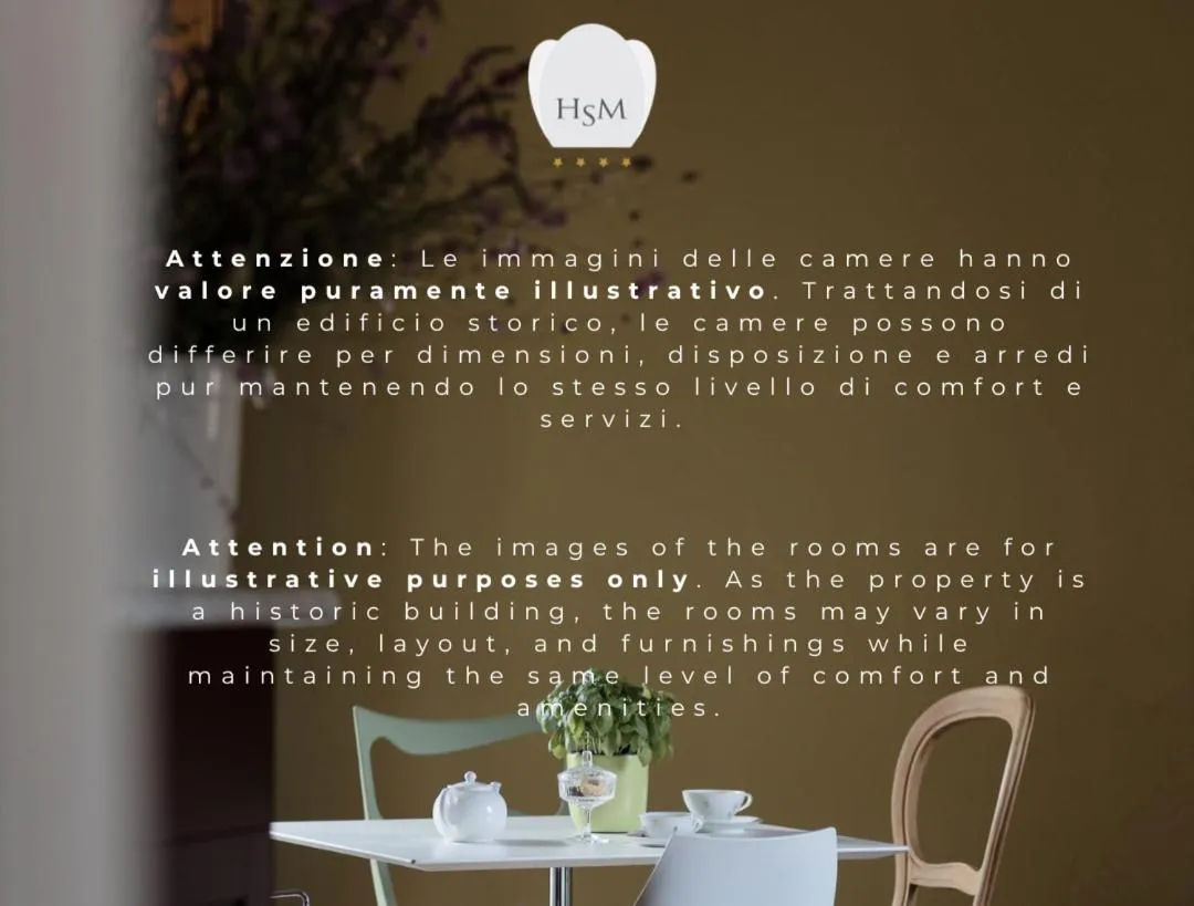 Text overlay in Hotel San Miniato