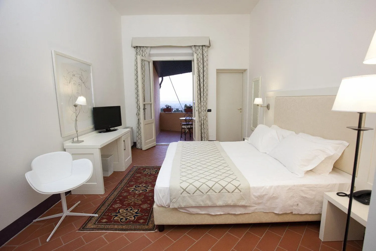 Bed in Hotel San Miniato