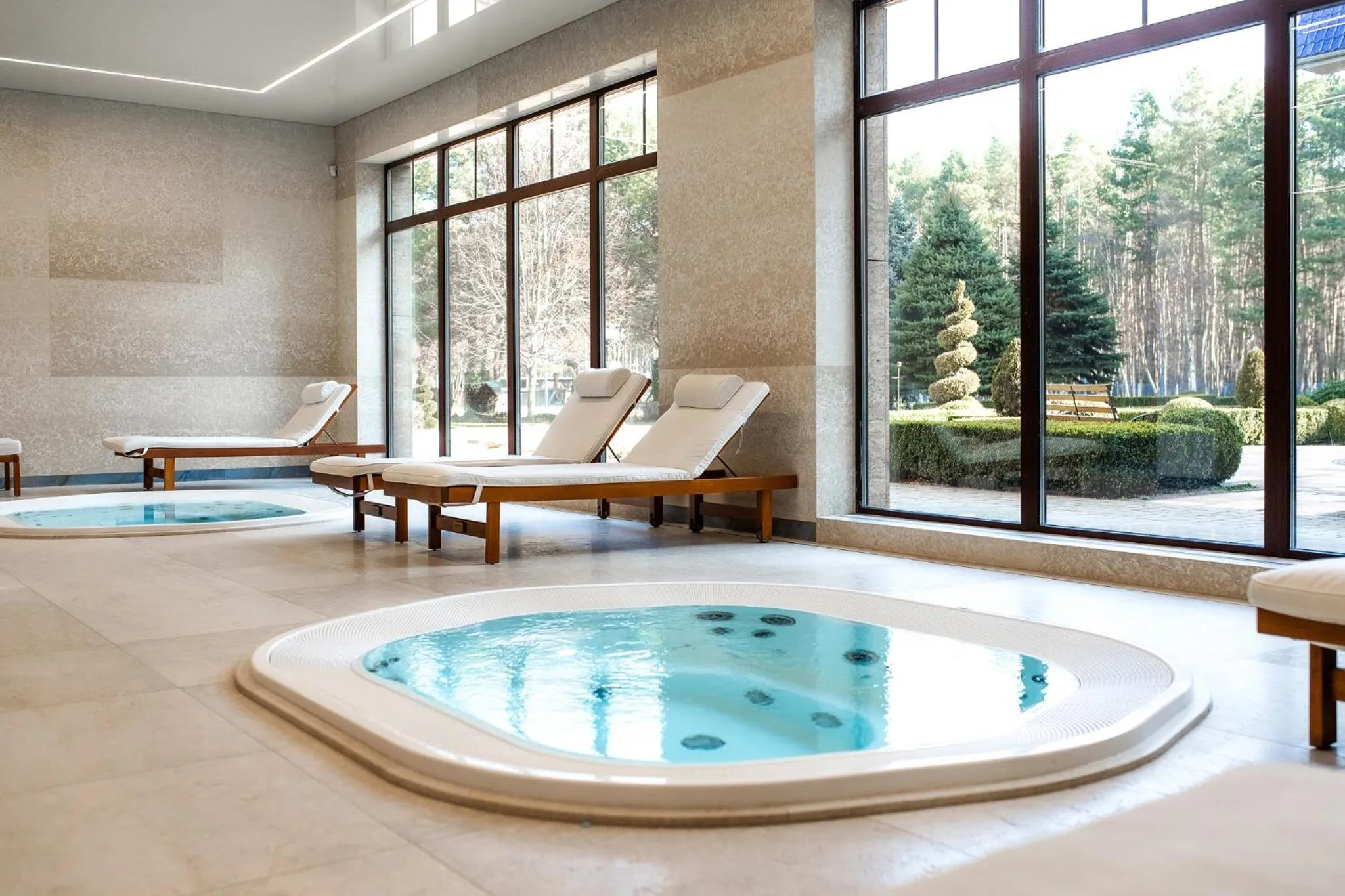 Swimming pool in Hotel Park Kajetany