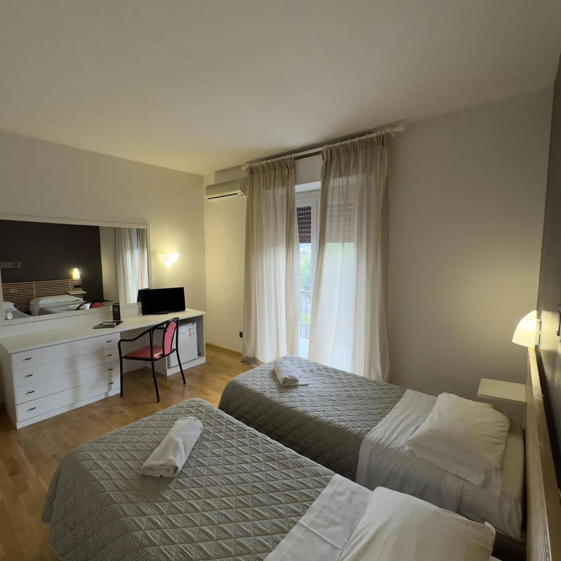 Bed in Hotel Quadrifoglio