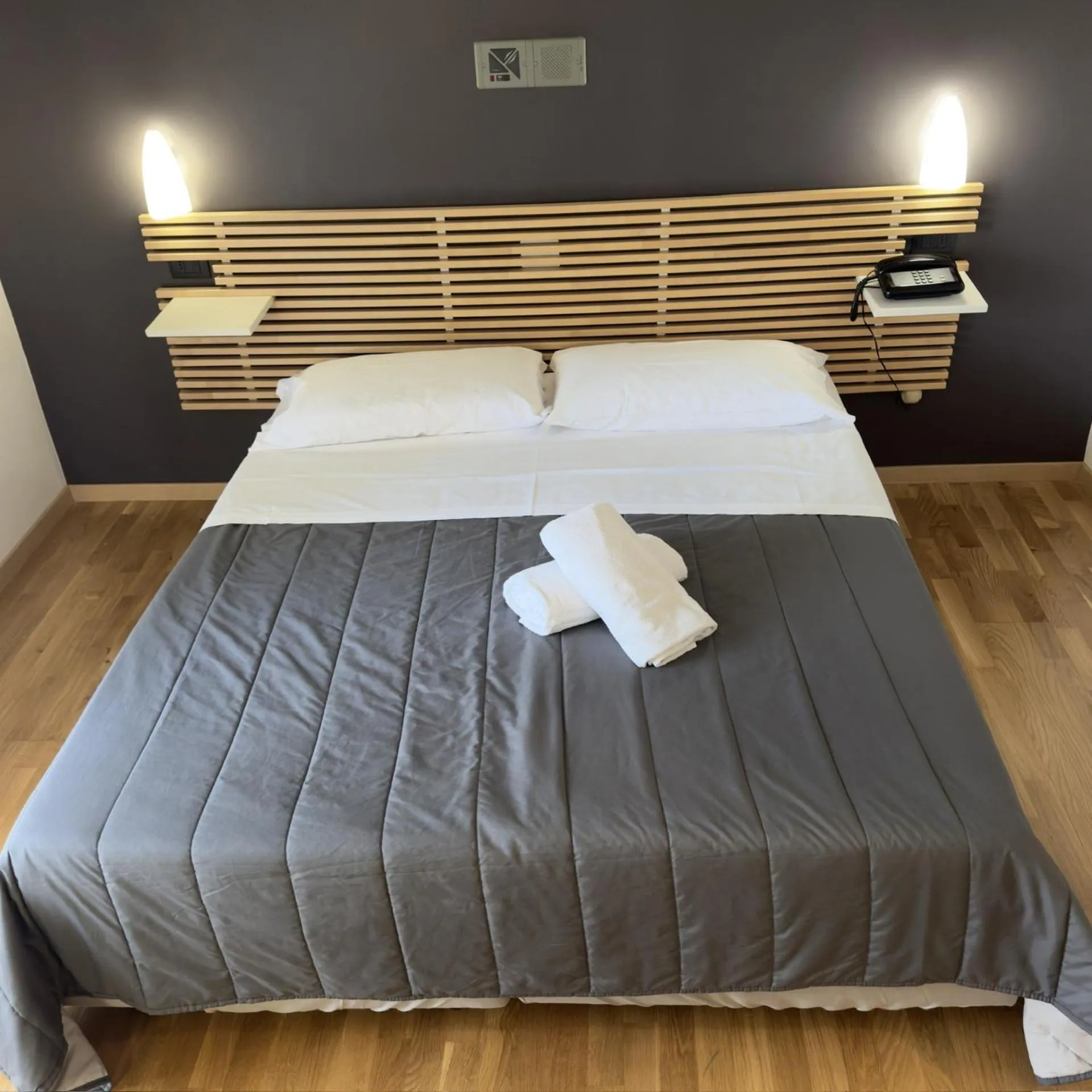 Bed in Hotel Quadrifoglio