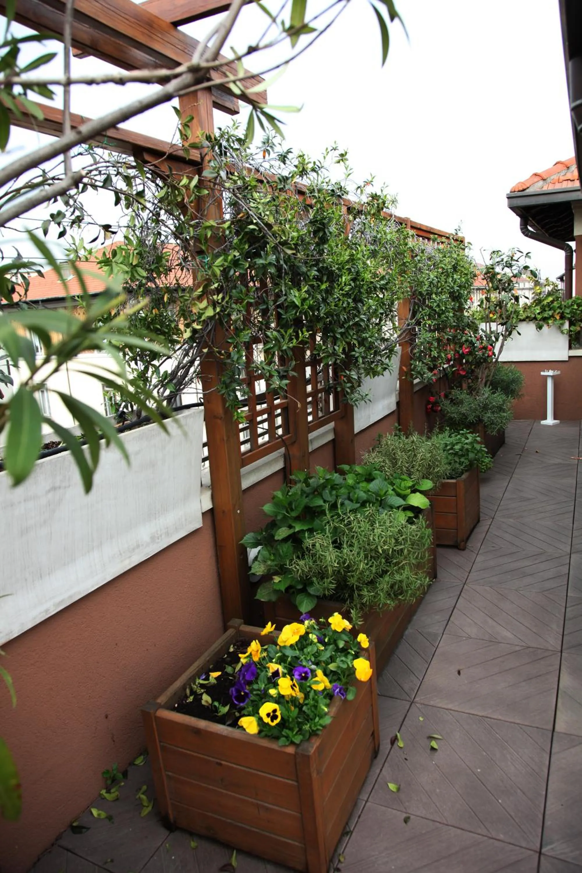 Decorative detail in Hotel Metrò