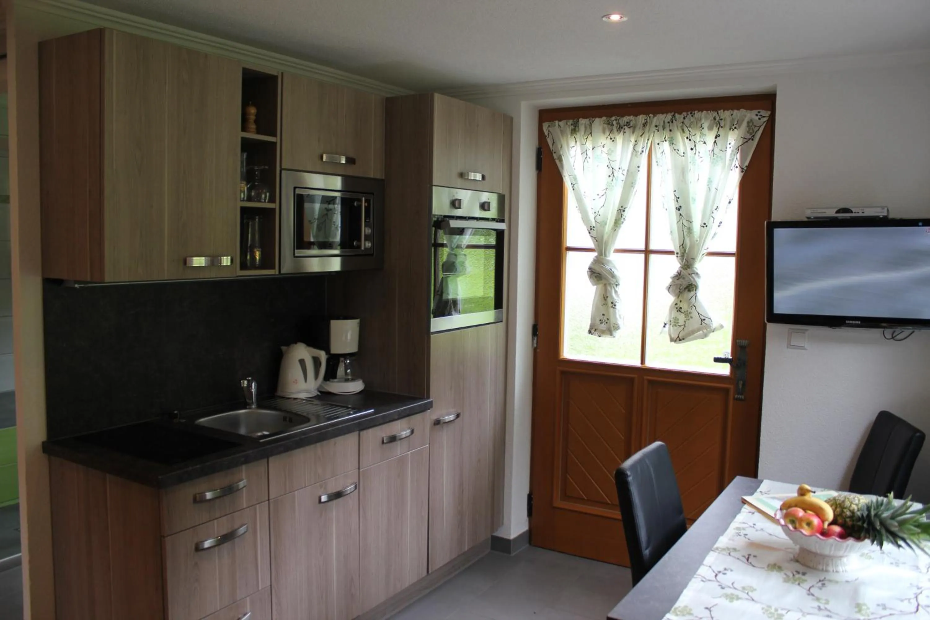 Kitchen or kitchenette in Familien & Wander-Pension Purkhardt